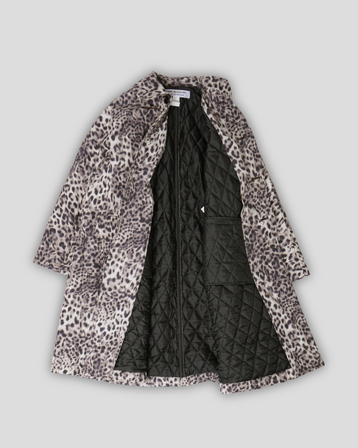 Leopard Printed Padded Coat