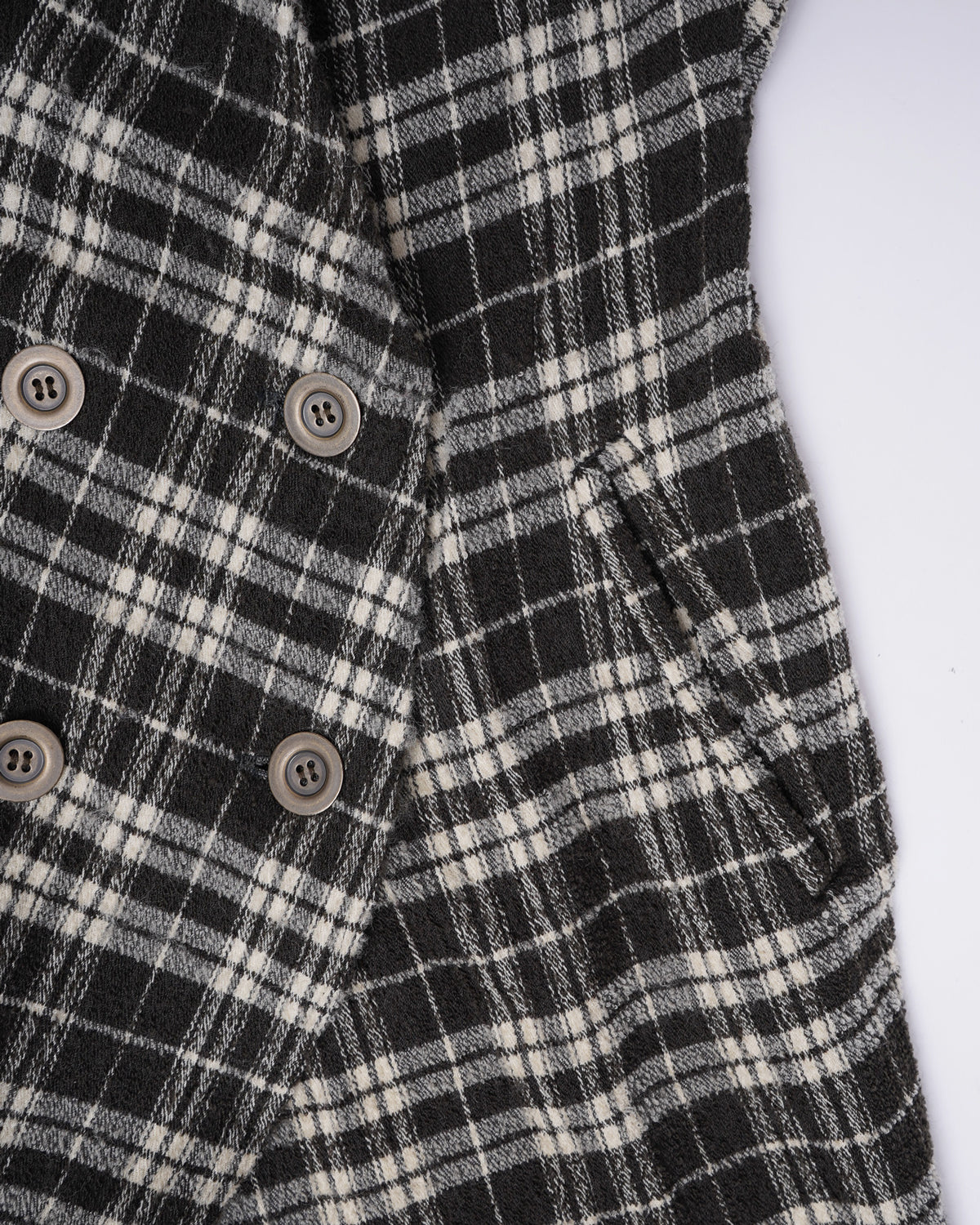 Wool Plaid Coat