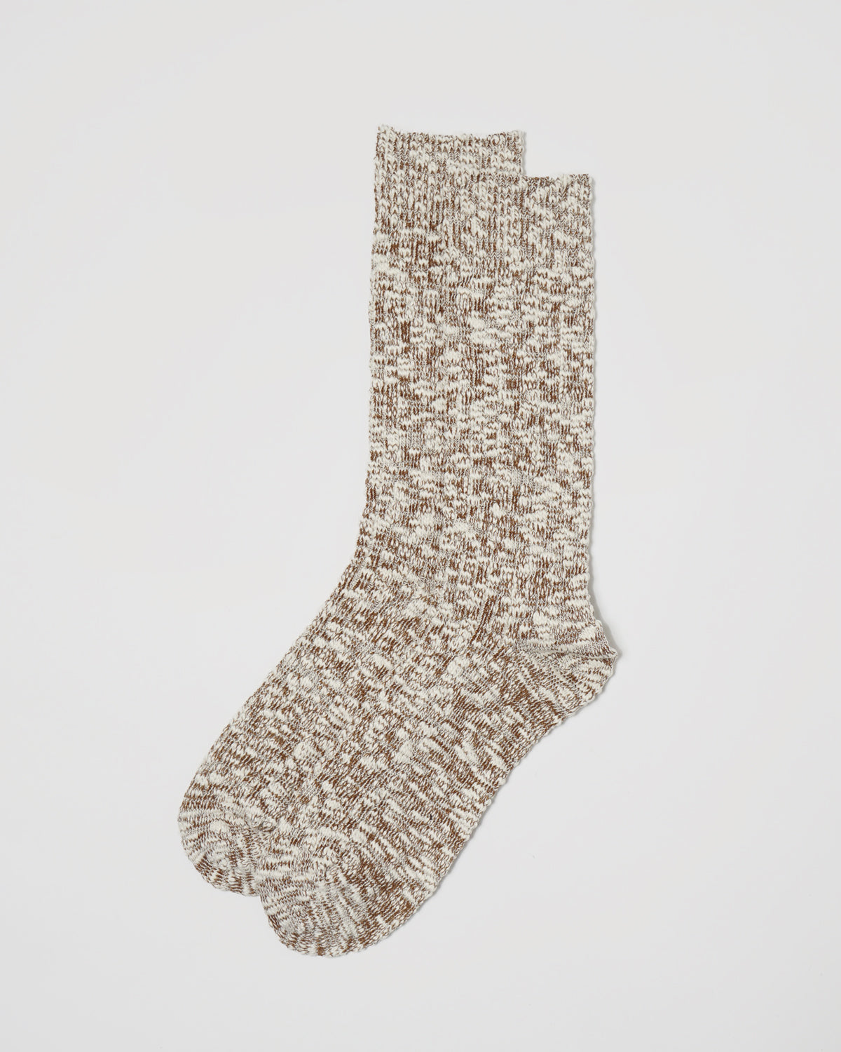 FGS Originals - Slub Rib Socks / Brown