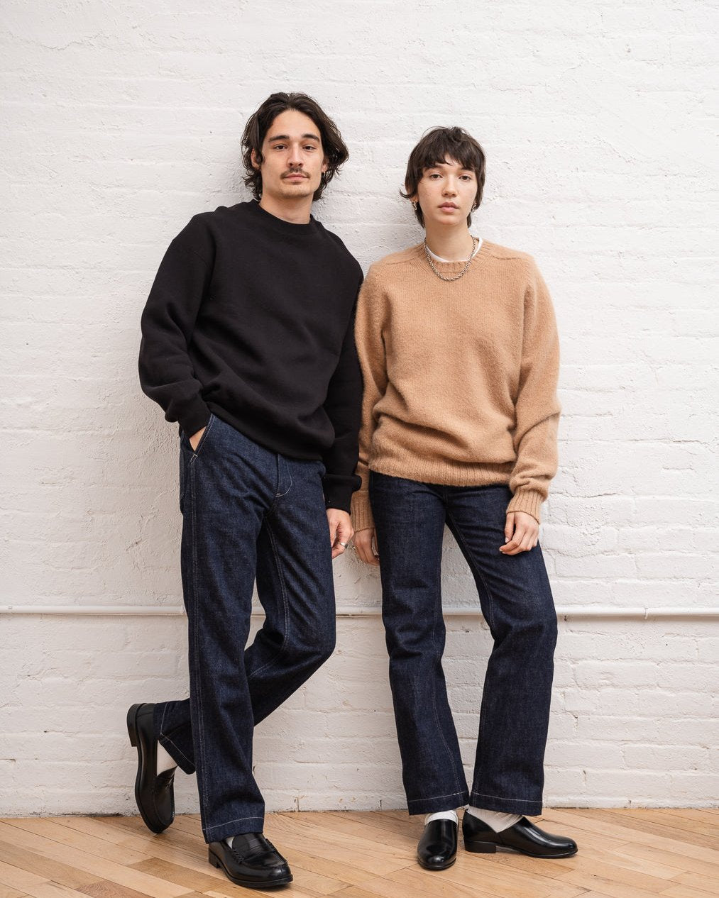 FGS Originals - Brushed Shetland Sweater Crew Neck / Beige