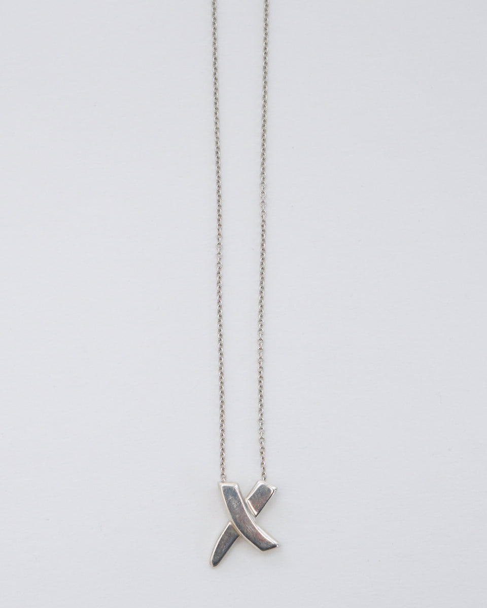 Silver X Pendant – Front General Store