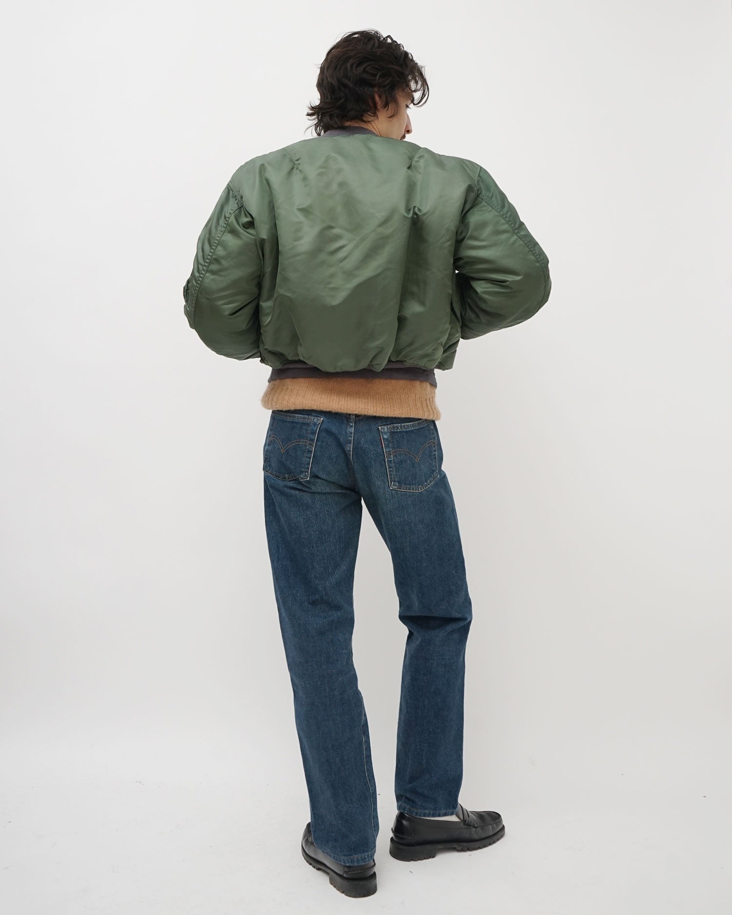 502 Wide Straight Denim Pants / size: 32