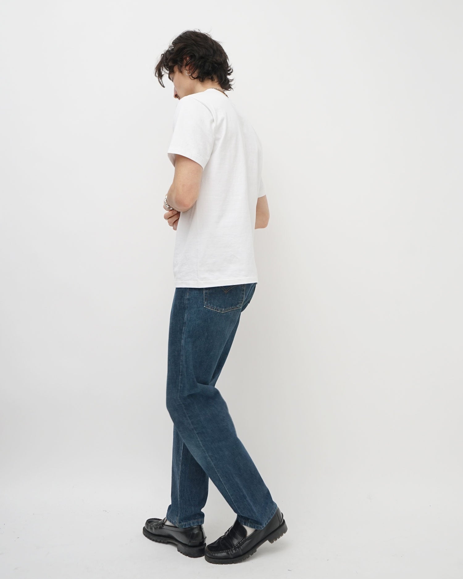 502 Wide Straight Denim Pants / size: 32