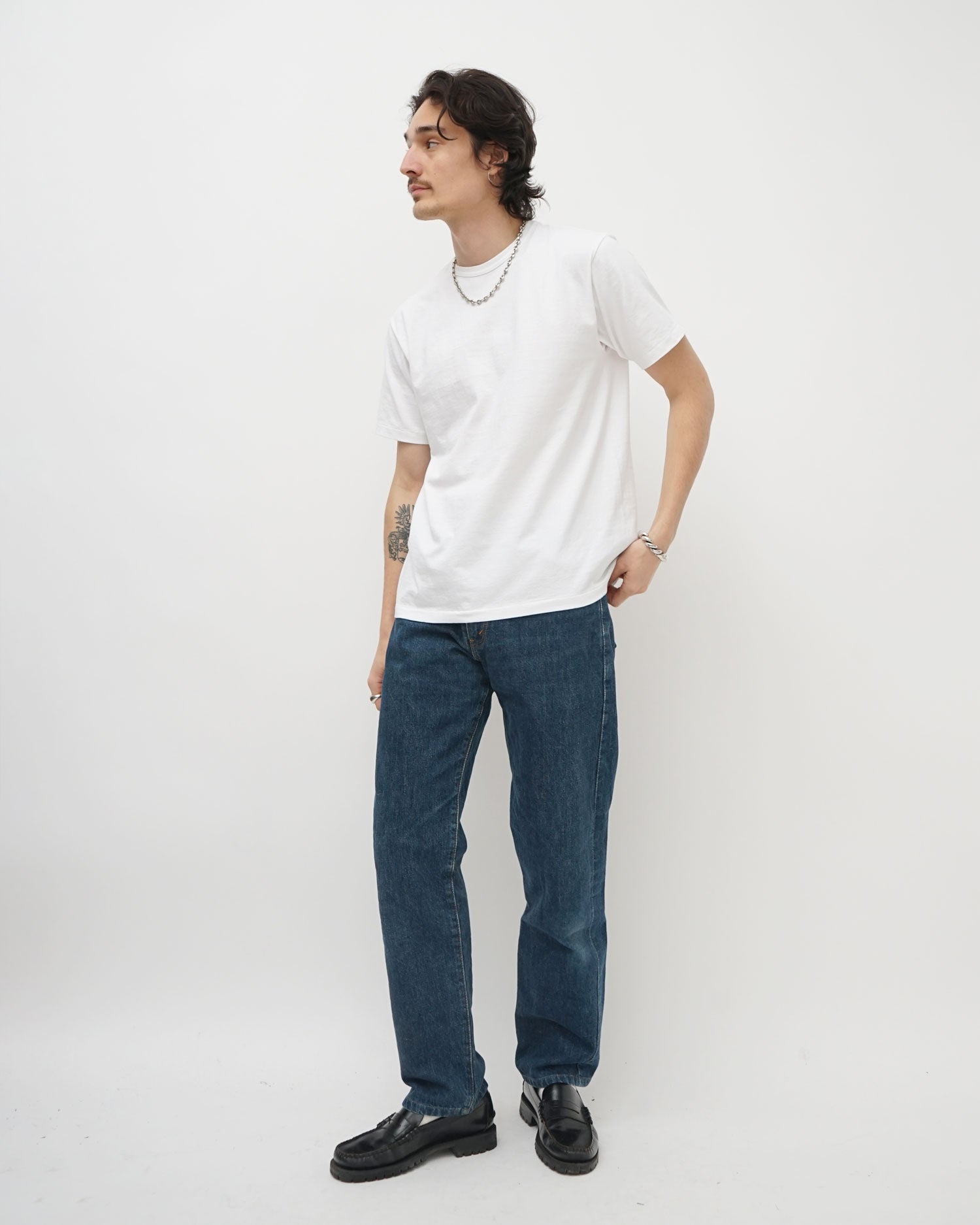 502 Wide Straight Denim Pants / size: 32