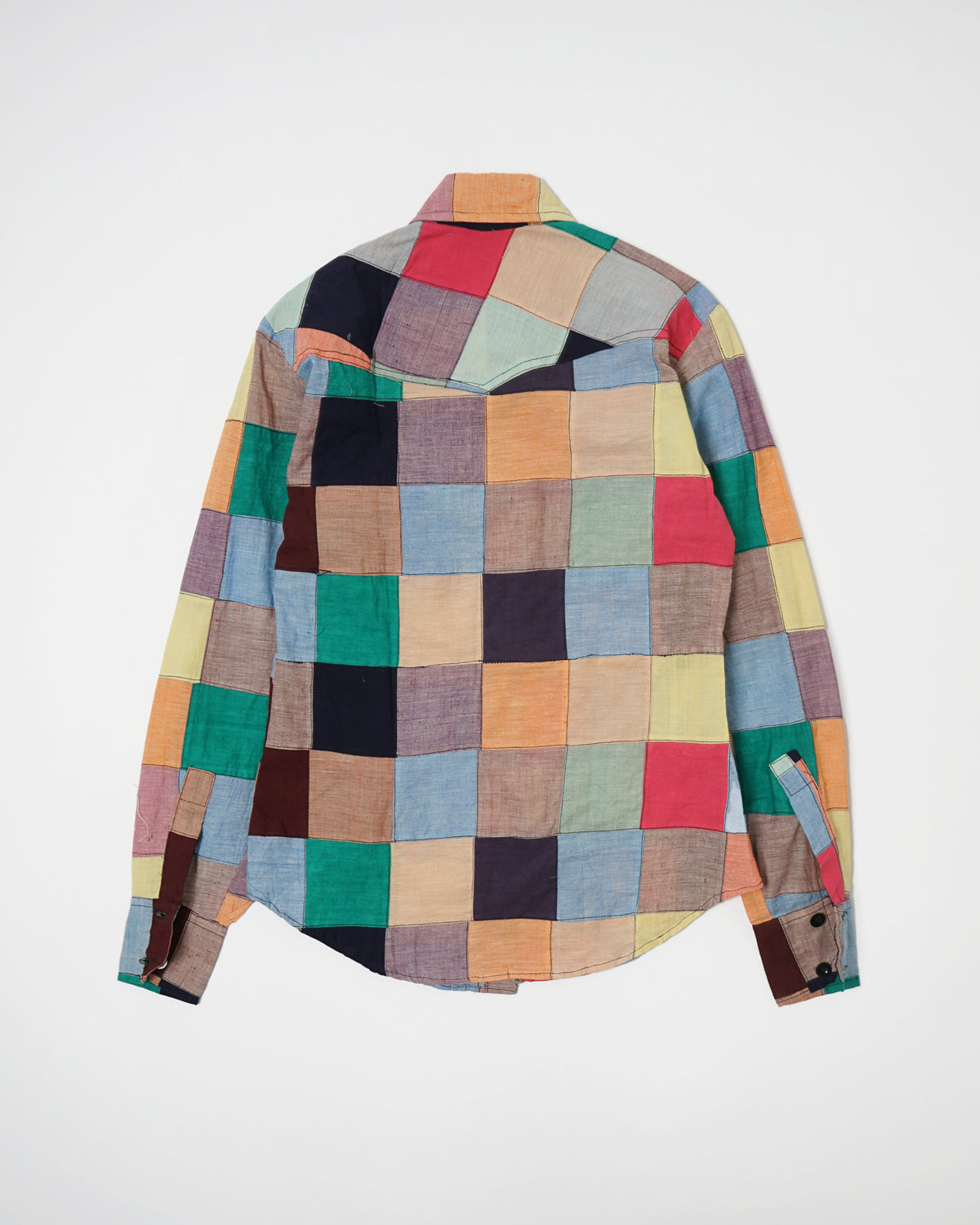 1970's Indian Madras Patchwork Shirts