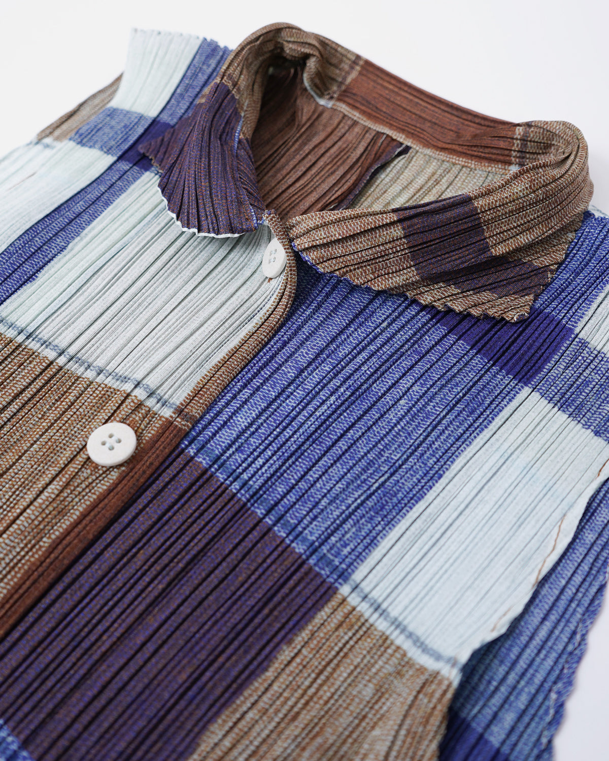 Pleats Please N/S Plaid Shirt