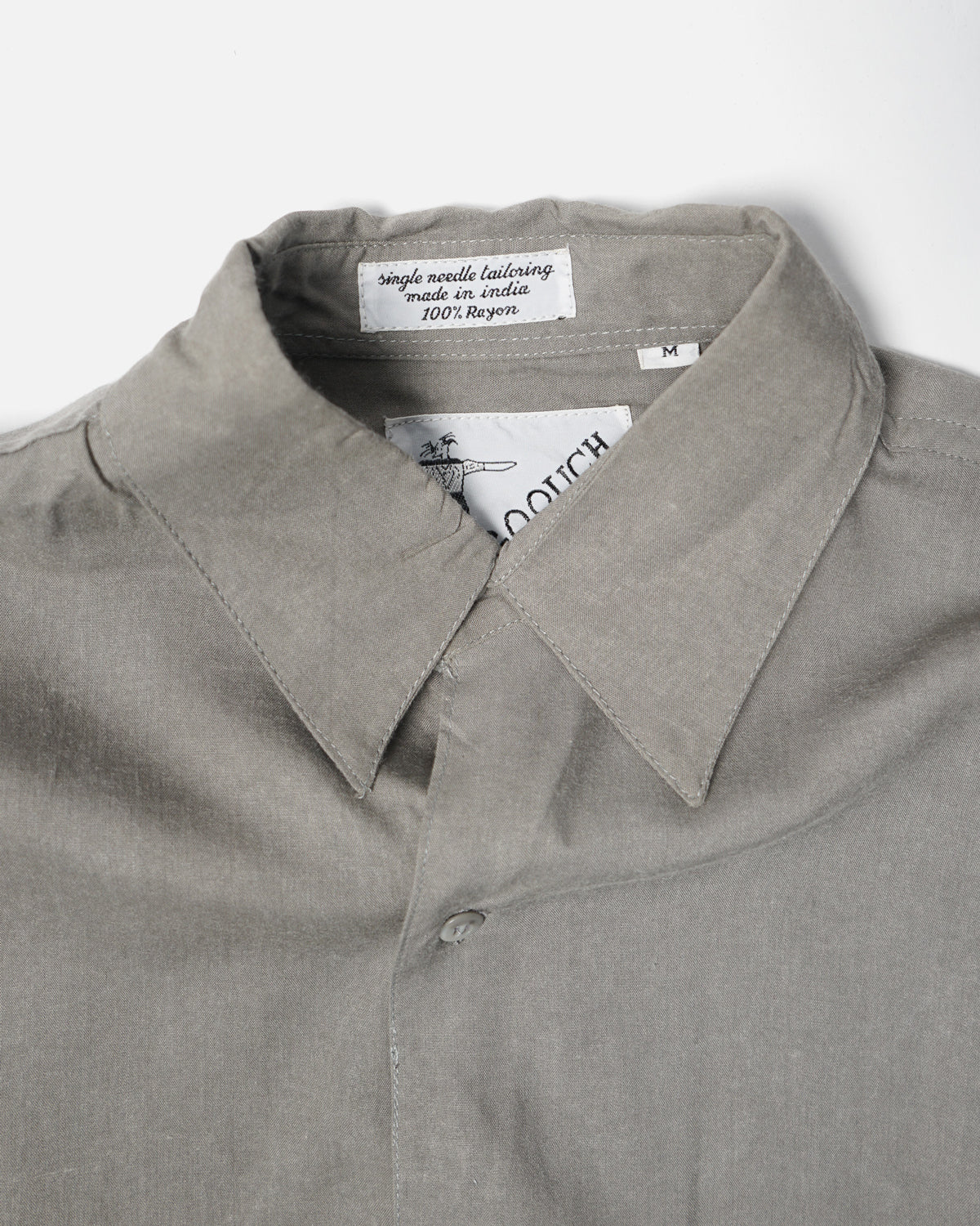 Pigment Dye Rayon Shirt / Beige