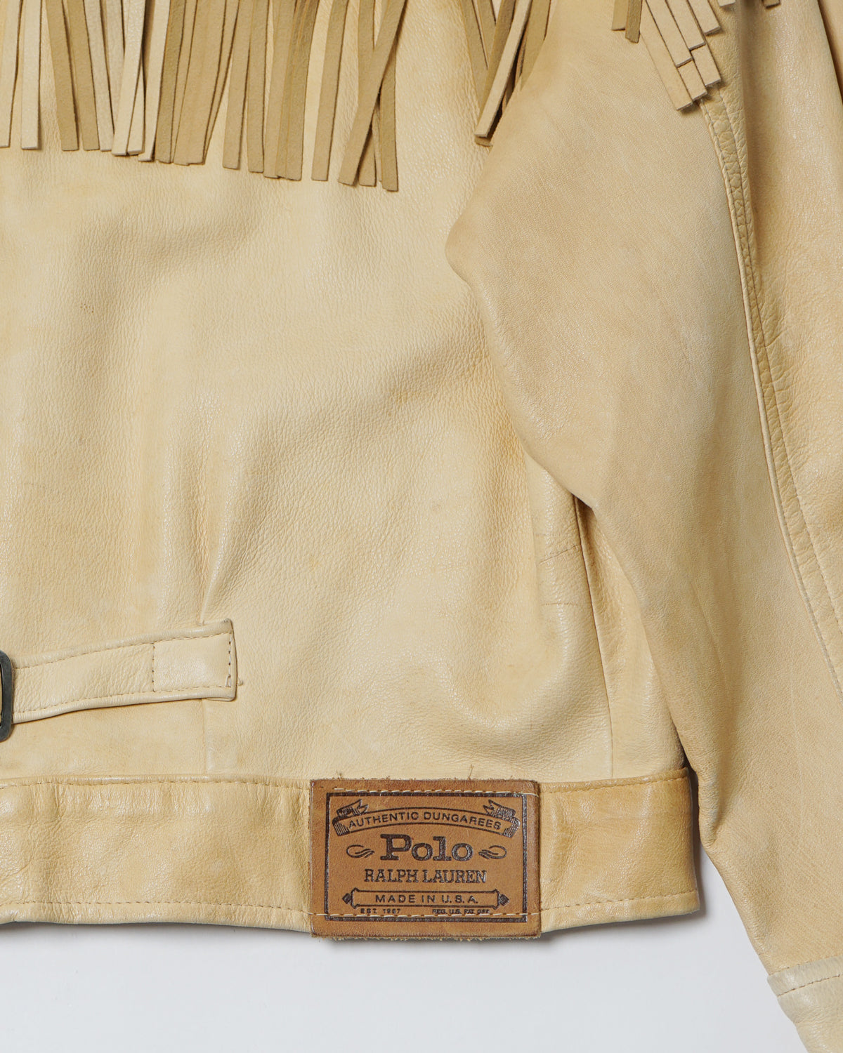 Polo Country Deerskin Beaded Fringe Jacket
