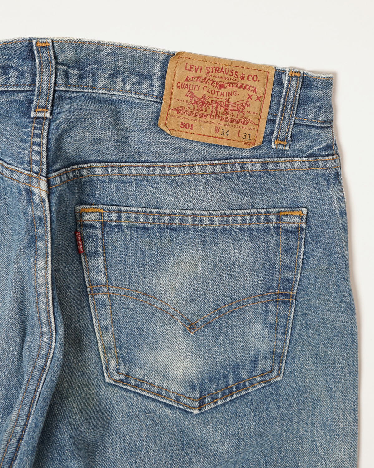 501 Straight Fit Denim Pants