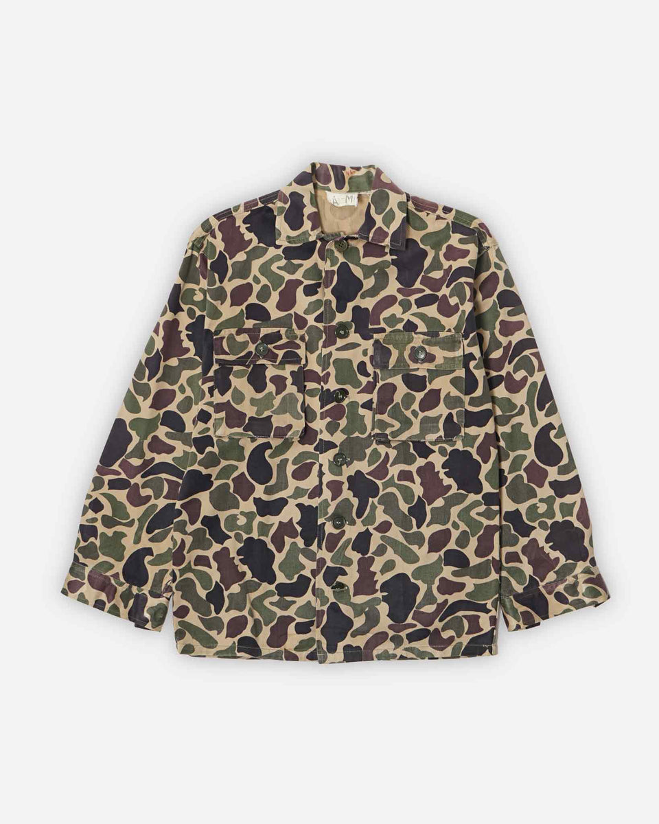 1960-70's Vietnam Military Camo Shirt – Front General Store