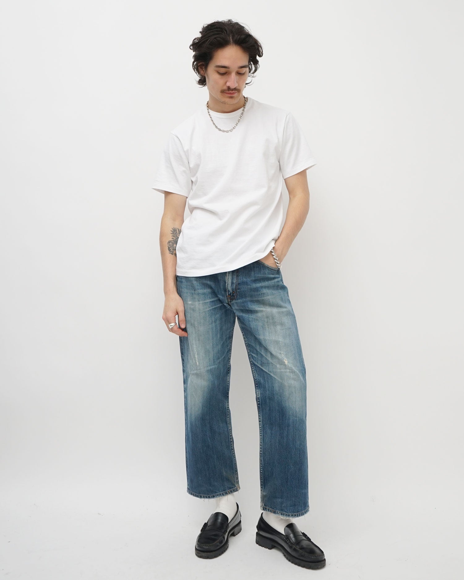 503 Wide Straight Denim Pants / size: 32