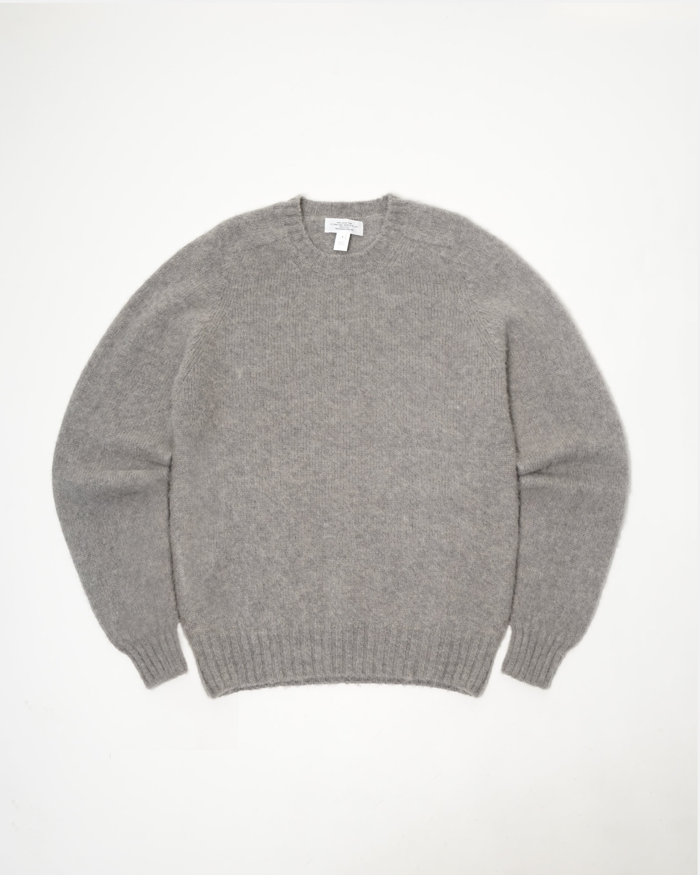 FGS Originals - Brushed Shetland Sweater Crew Neck / Gray