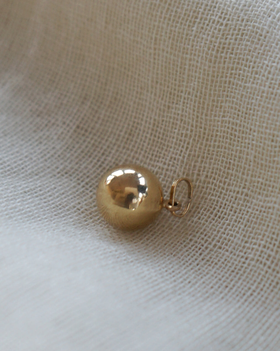 14k Gold Ball Charm – Front General Store 14k Gold Ball Charm – Front General Store