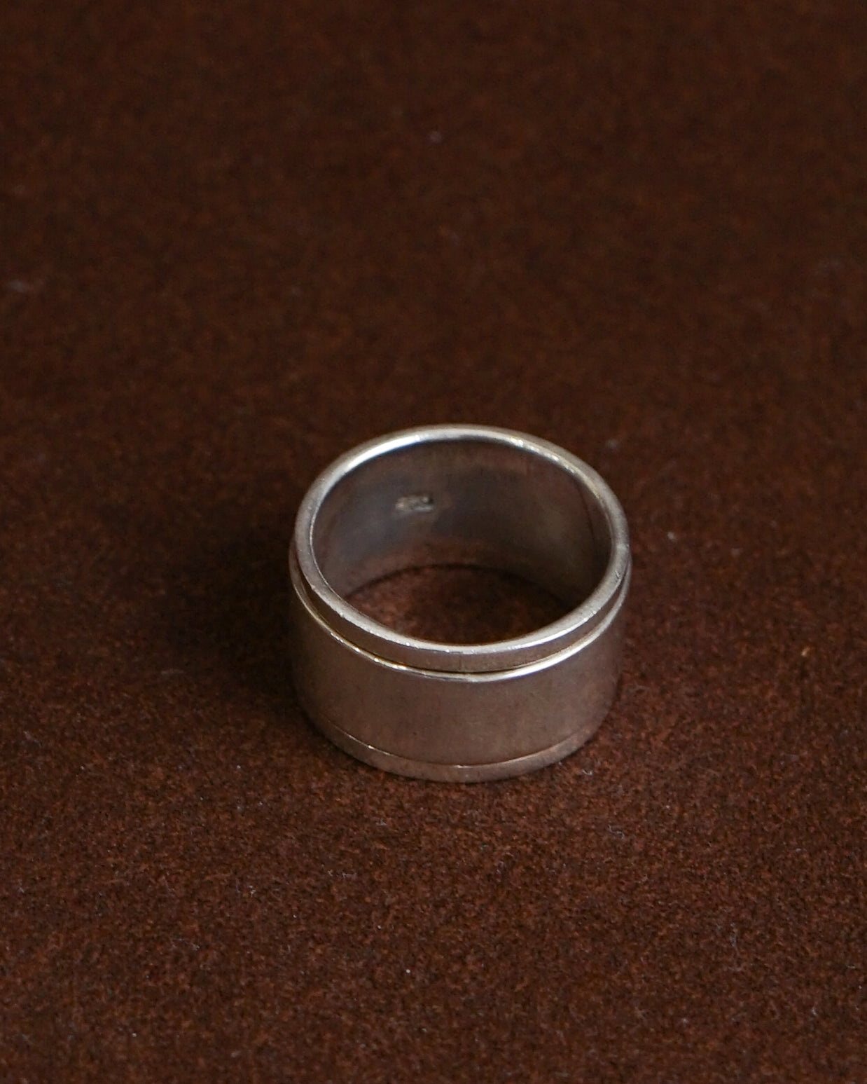 Silver Center Spinning Ring / size: 10