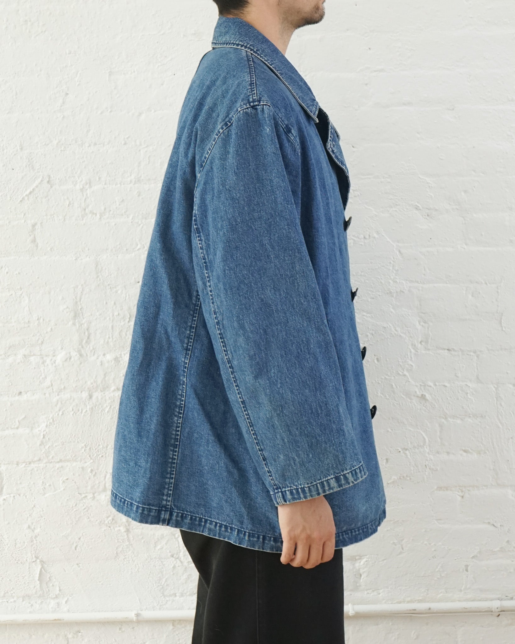 Lauren Jeans Co. Denim Double Breasted Jacket