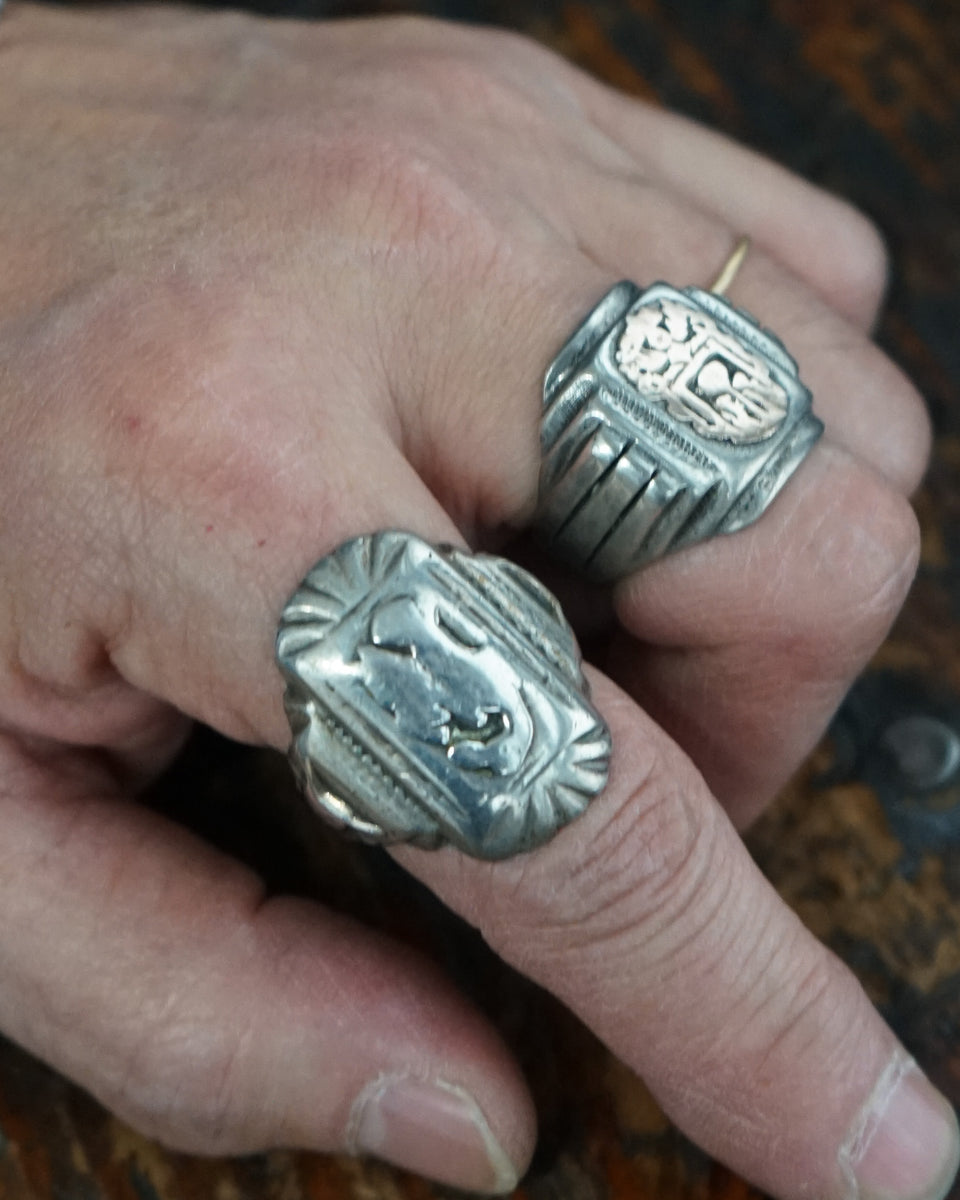 【FRONT11201】MEXICO 925 silver ring FRONT11201】MEXICO 925 silver ring Silver Ring / size: 10 – Front