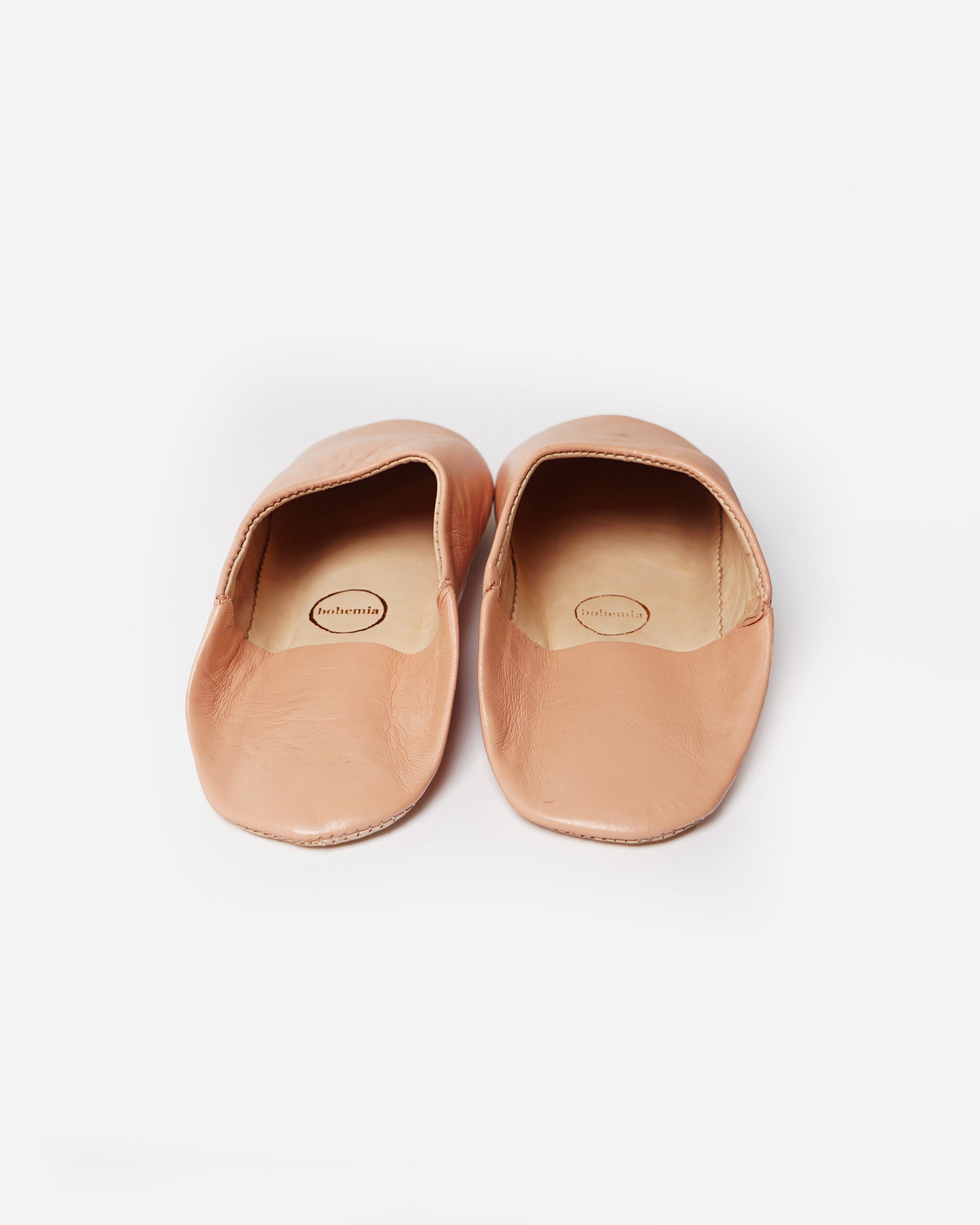 Moroccan Babouche Basic Slippers / Ballet Pink