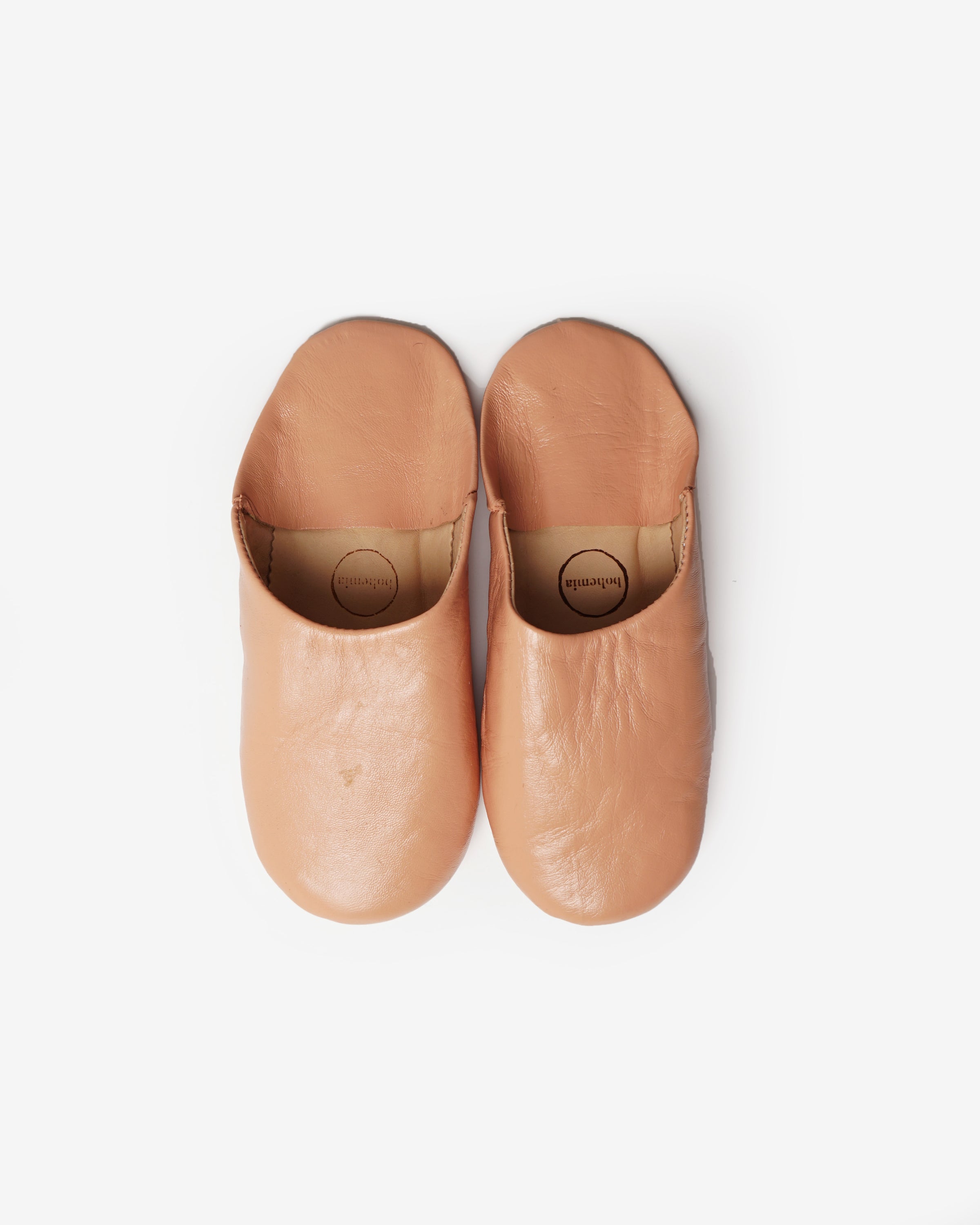 Moroccan Babouche Basic Slippers / Ballet Pink