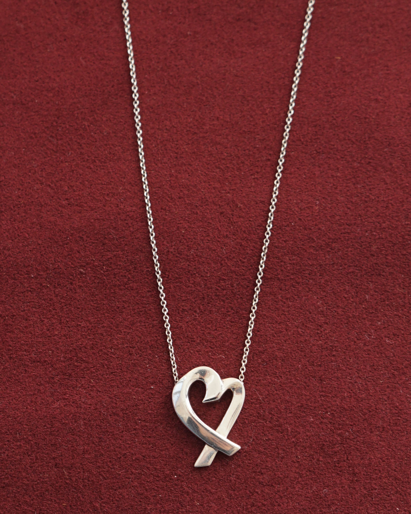 Silver Loving Heart Necklace