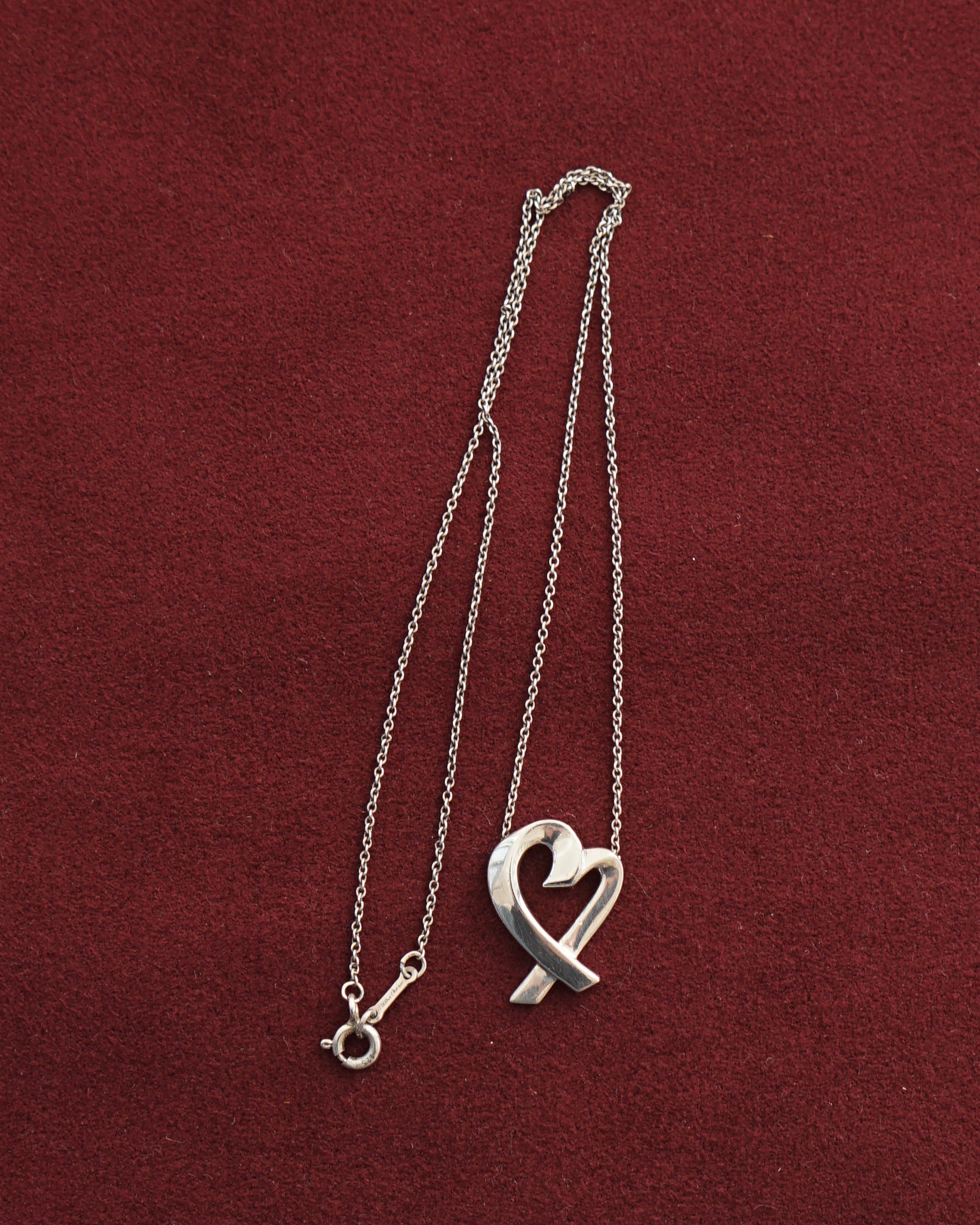 Silver Loving Heart Necklace