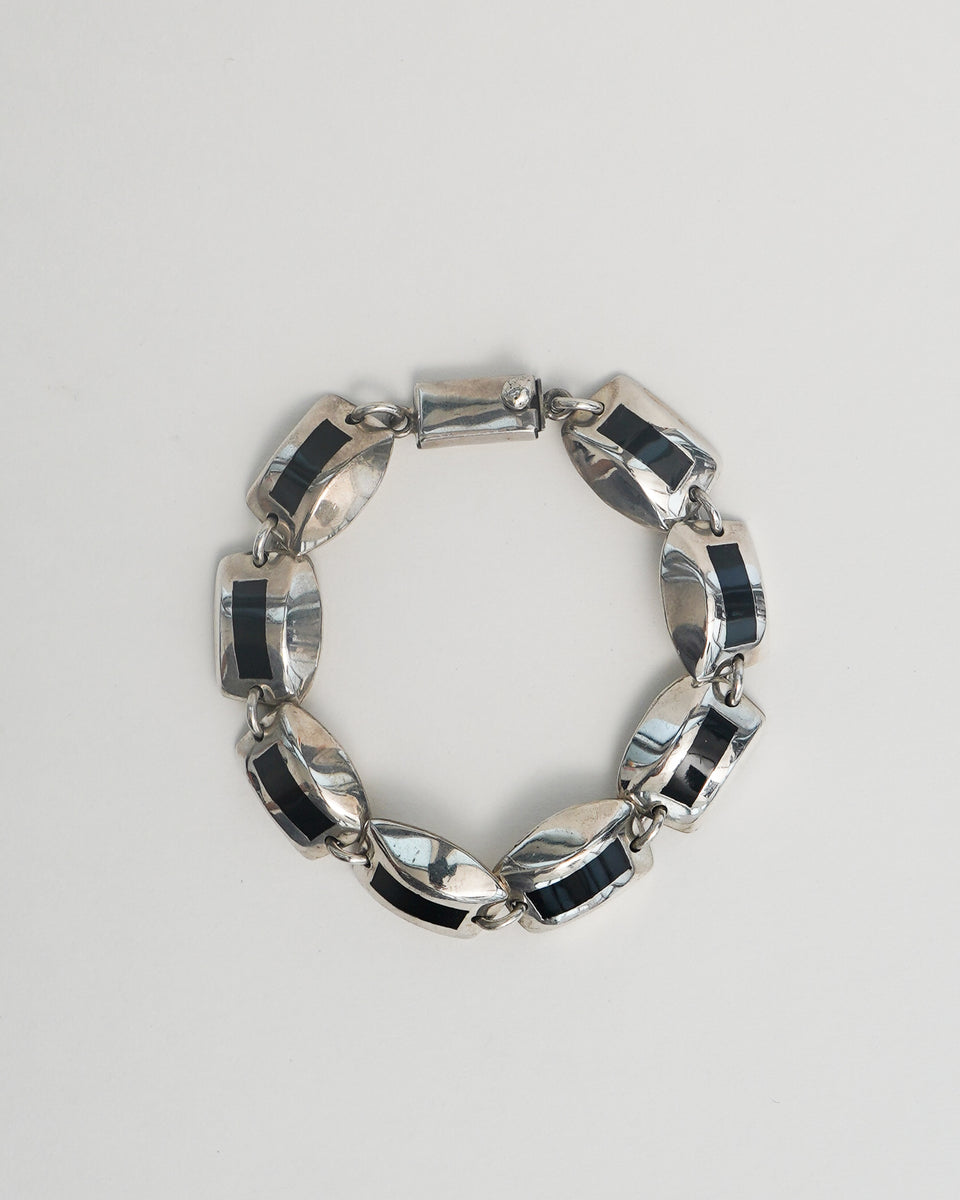 Silver x Onyx Bracelet – Front General Store