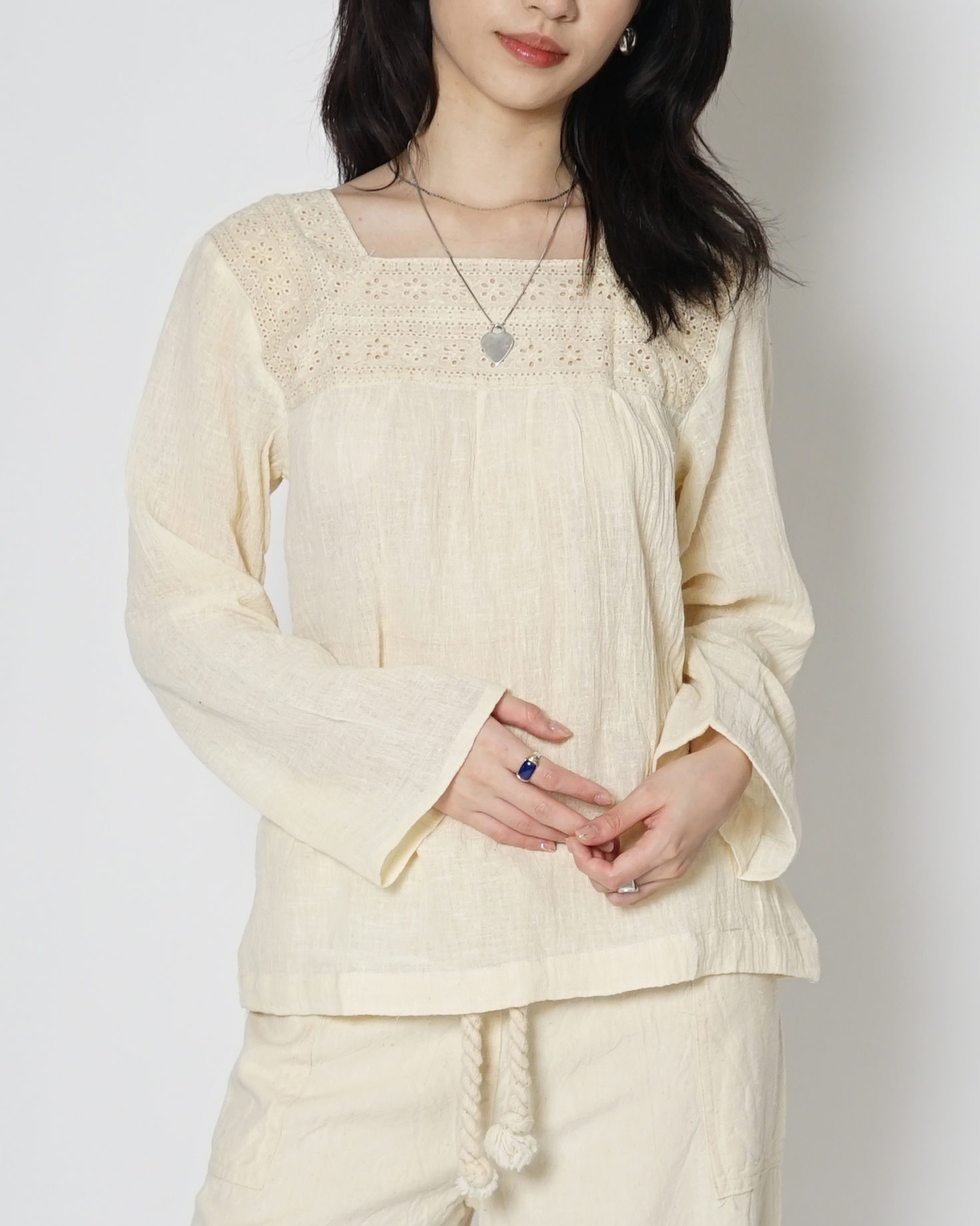 Indian Gauze Tunic L/S