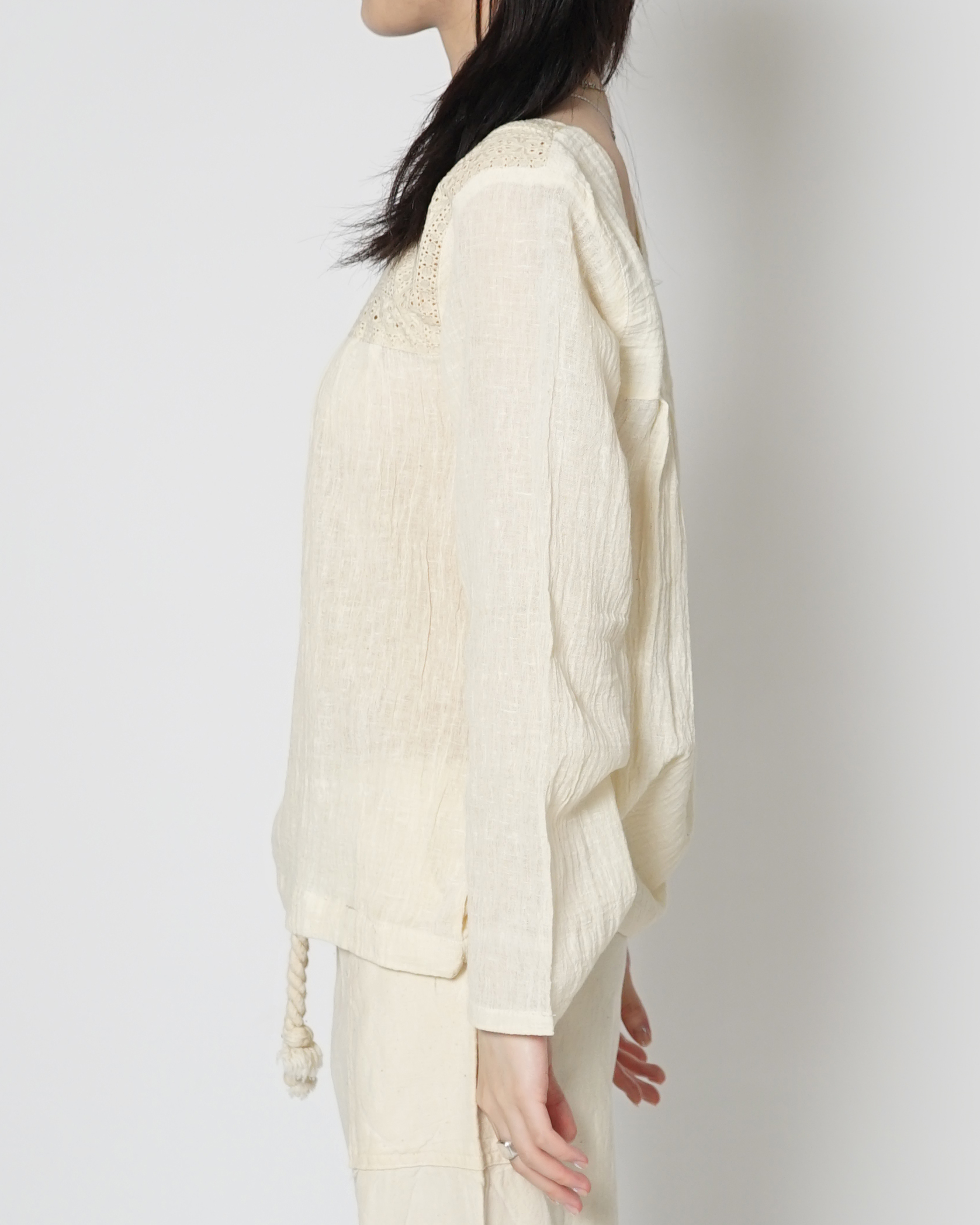 Indian Gauze Tunic L/S