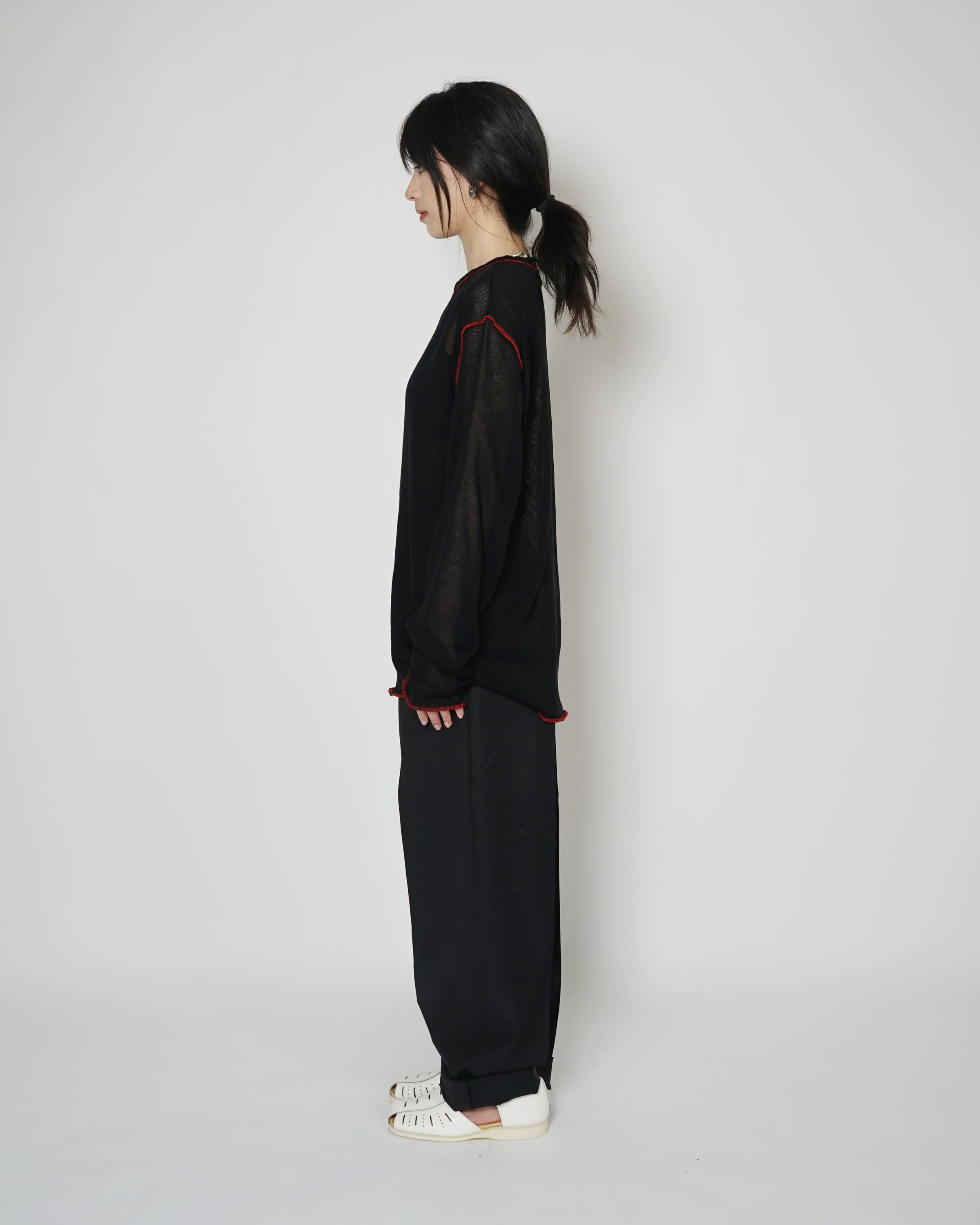 Odo Contrast Stitch L/S