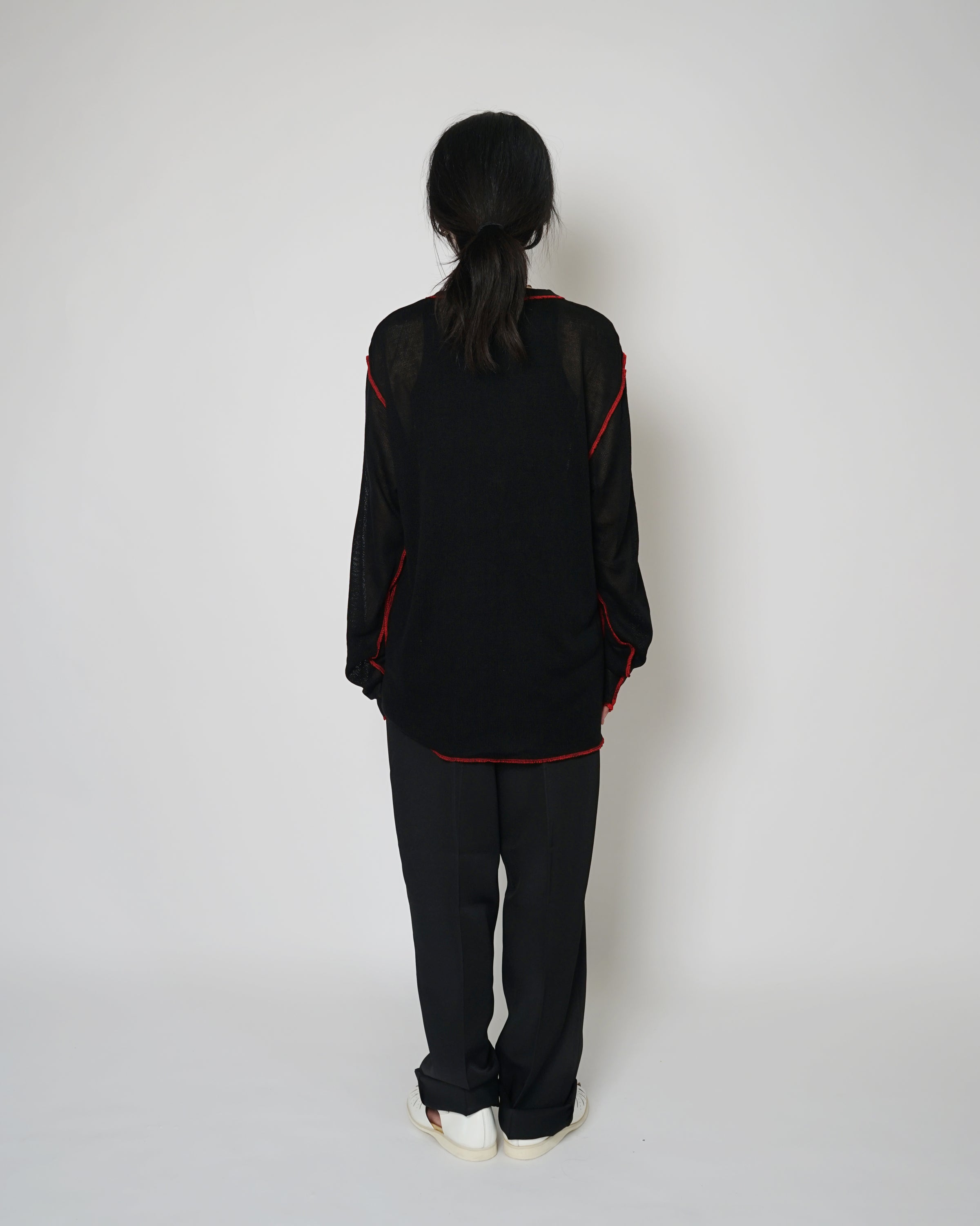 Odo Contrast Stitch L/S