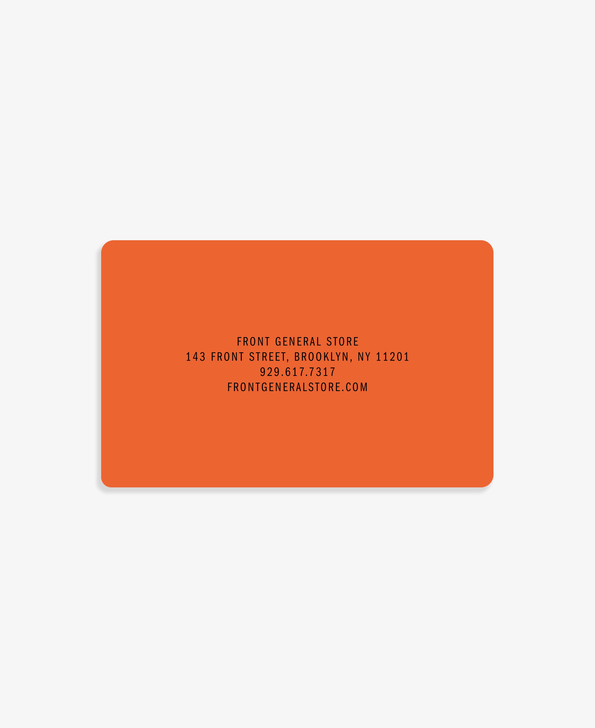 Store Gift Card (IN STORE PURCHASE ONLY)