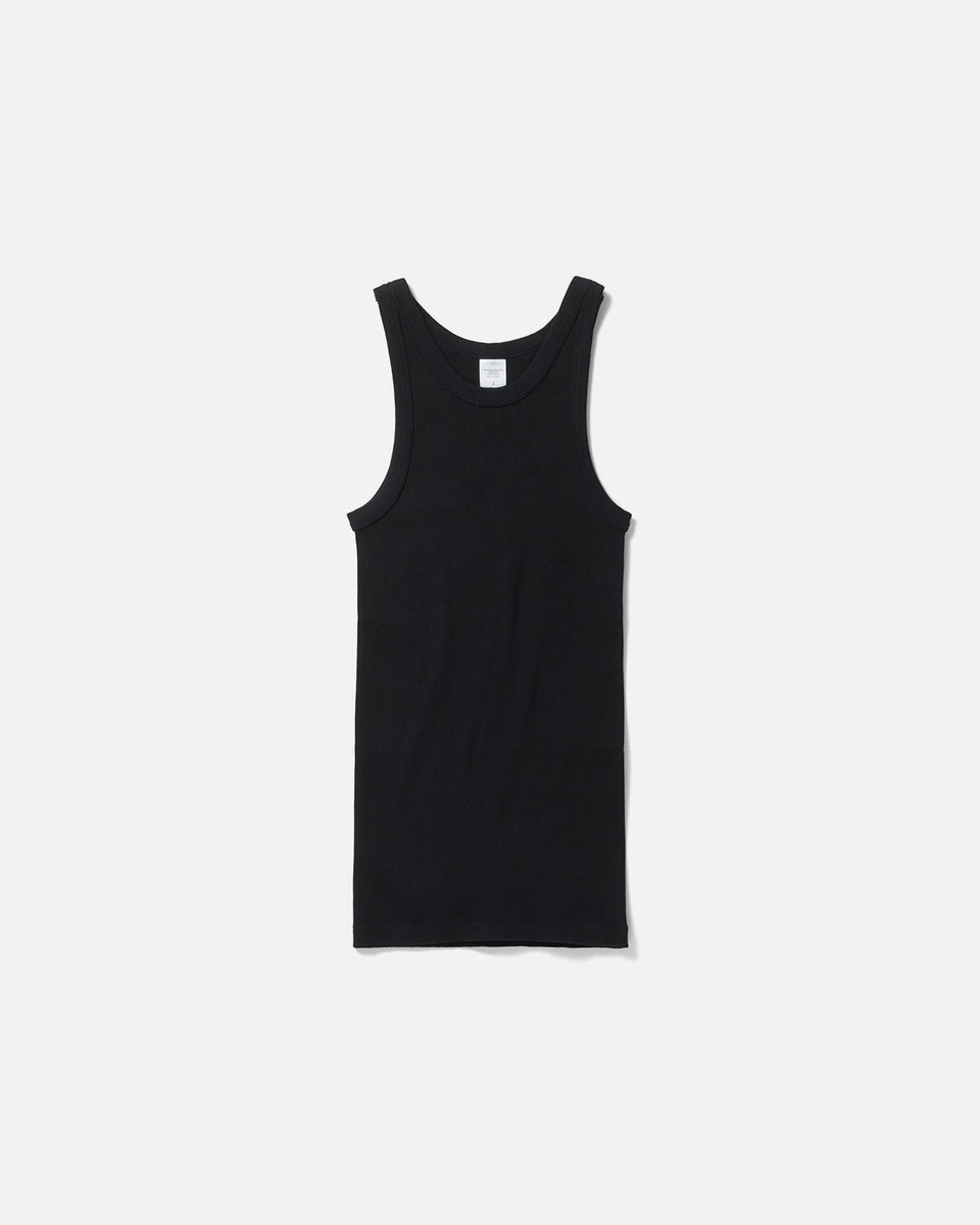 Rib Tank Top / Black – Front General Store
