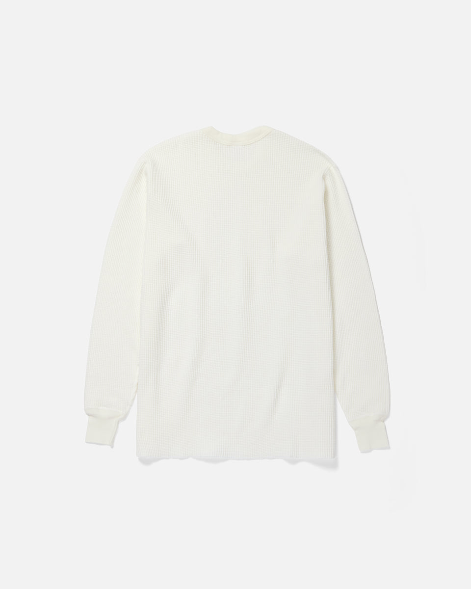 Thermal Crewneck L/S / White – Front General Store