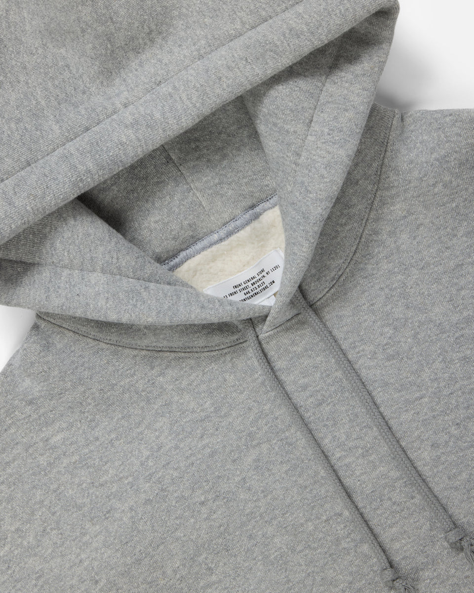 【LOOPWHEELER x LOWERCASE】Sweat Parka グレー LOOPWHEELER for Graphpaper Sweat Parka