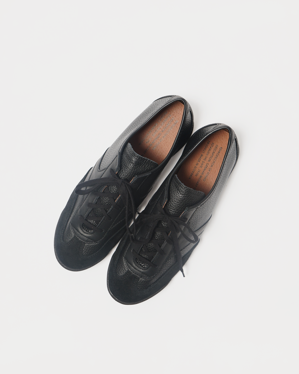 German Military Trainer 1717MSL / Black x Dark Brown Sole – Front