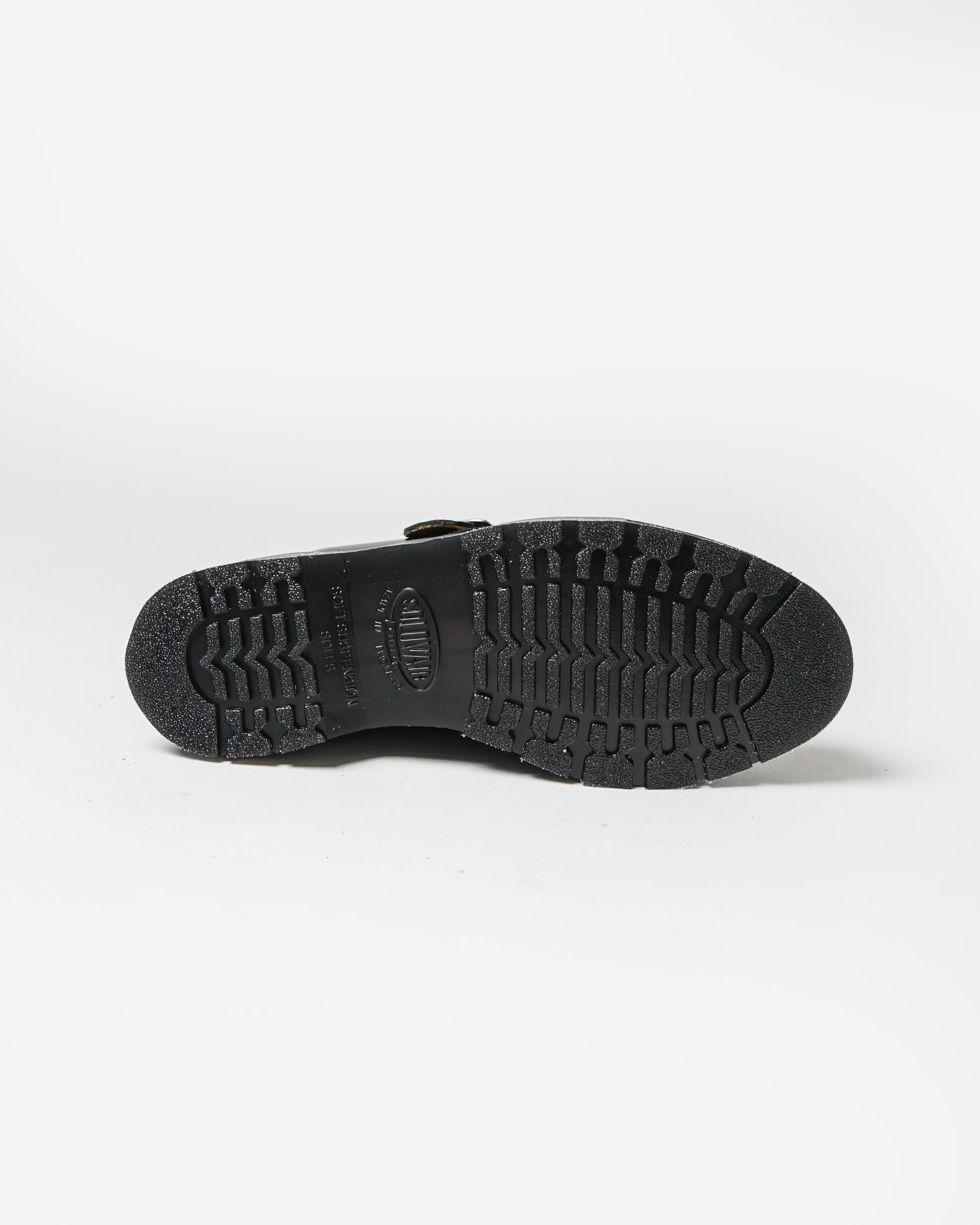 Hi-Shine Single Buckle Monk Shoe Black