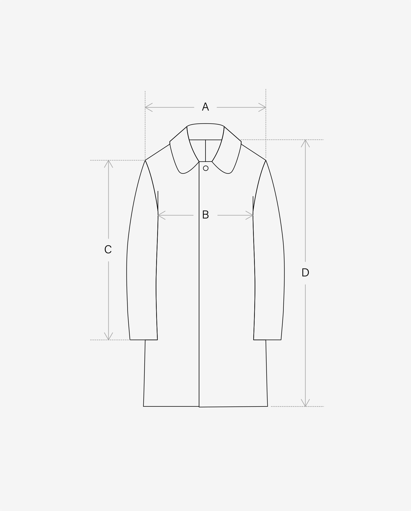 Nos Faux Fur Sleeve Wool Coat