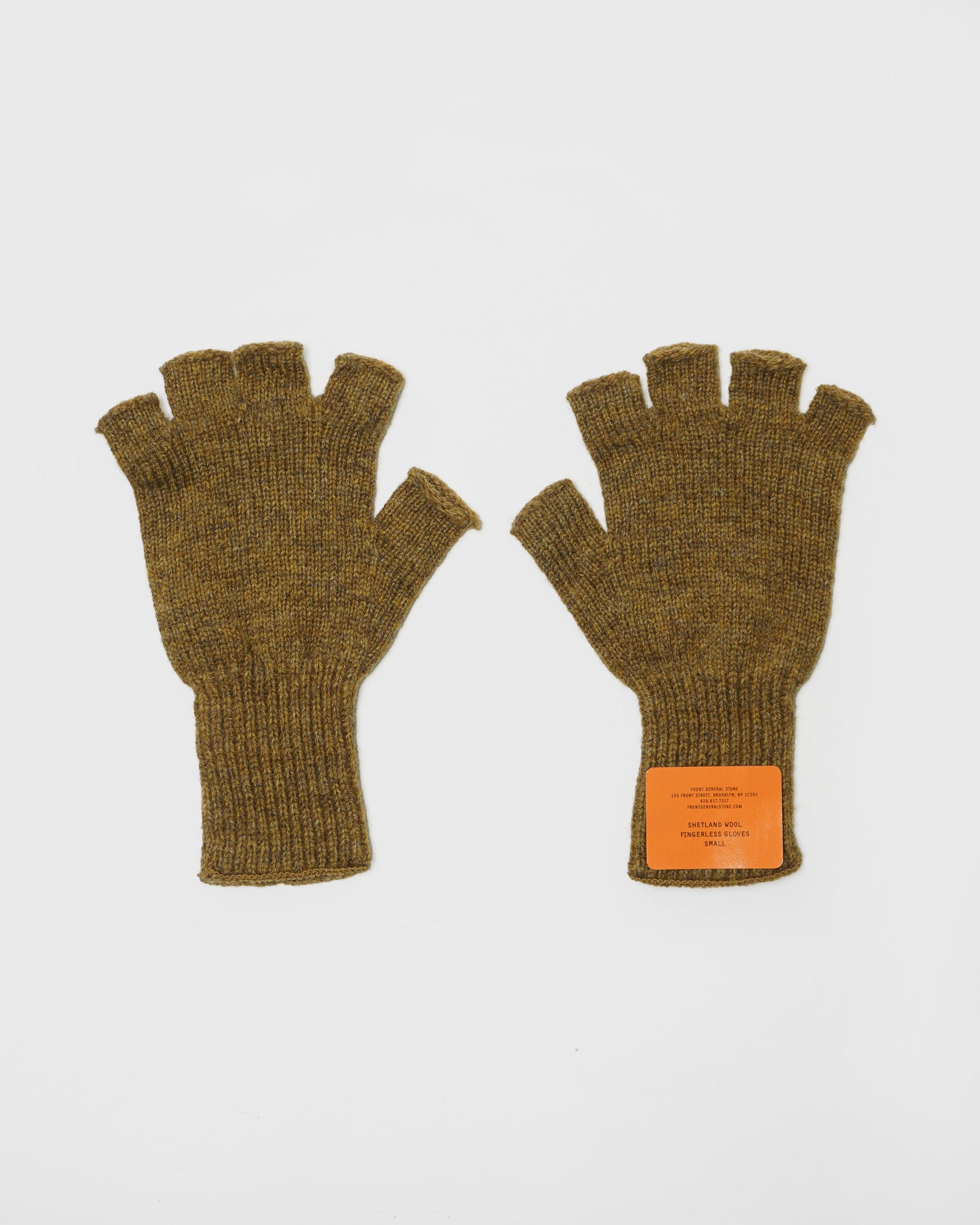 Shetland Wool Fingerless Gloves