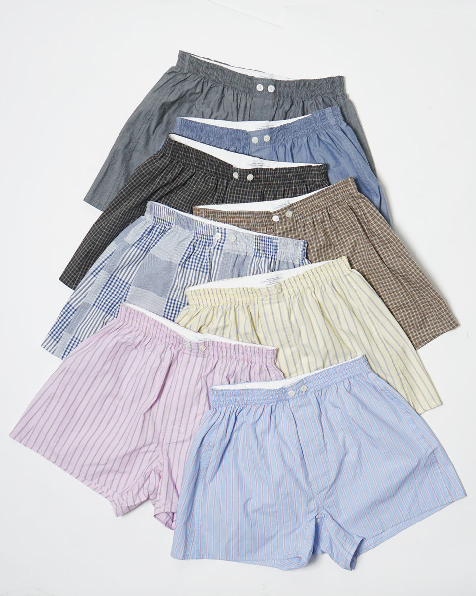 AMERI UND TWEED BOXER SHORTS Ｓサイズ Boxer Shorts / Black Plaid – Front General Store