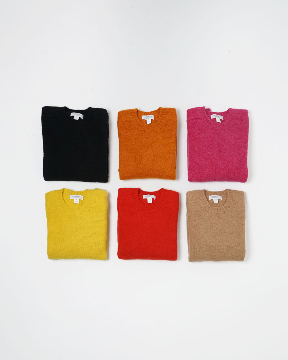 FGS Originals - Brushed Shetland Sweater Crew Neck / Yellow