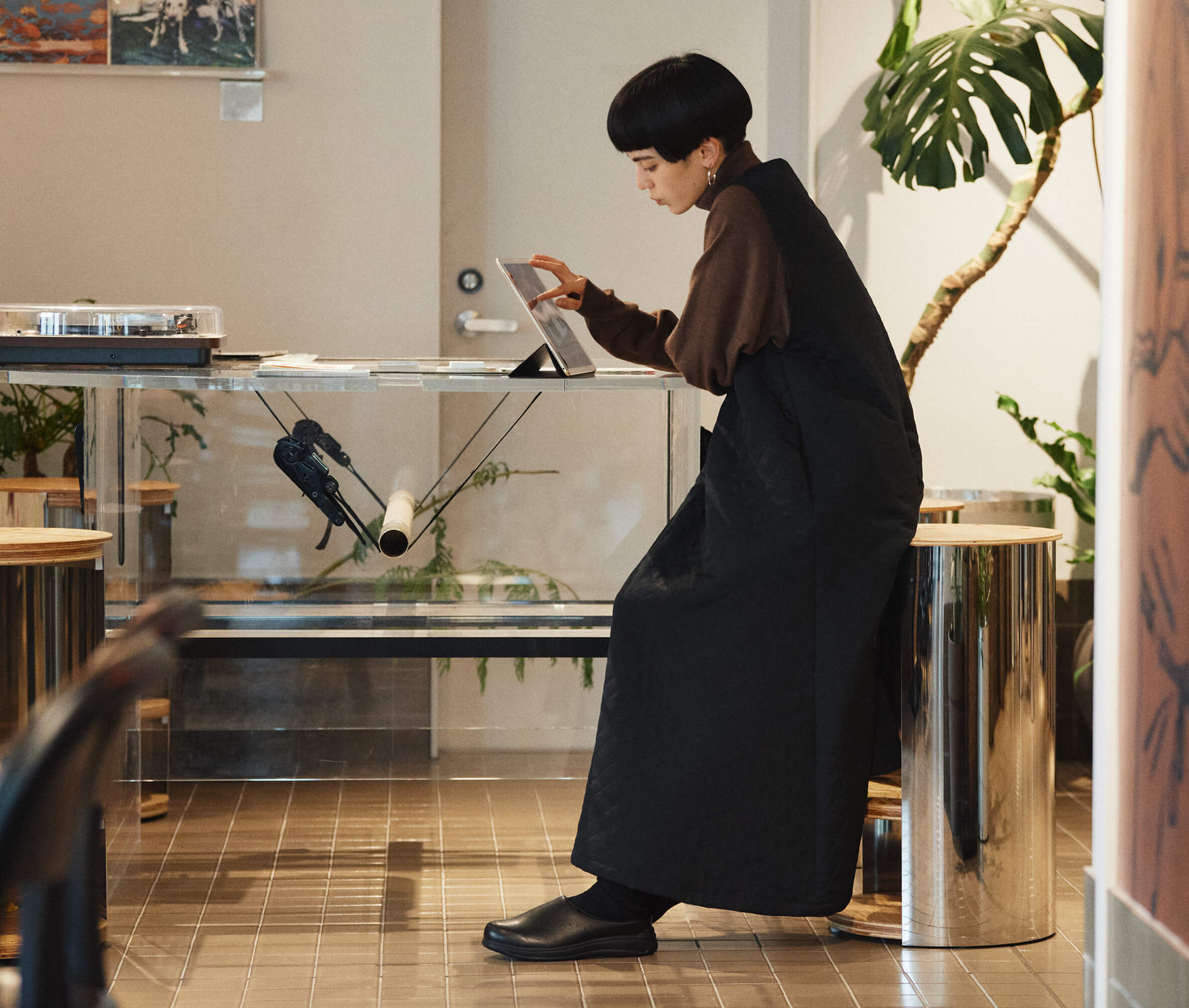 Moonstar - 810s ET004 Caf Shoes / Black