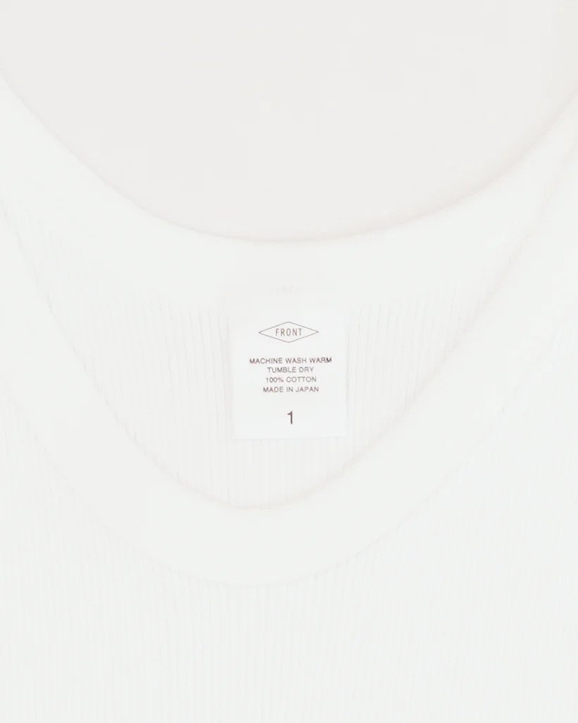 Rib Tank Top White Original Basics