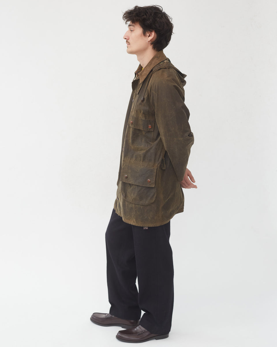 Barbour × ANK Solway Zipper 38 Waxed Jacket Solway Zipper – Front General Store