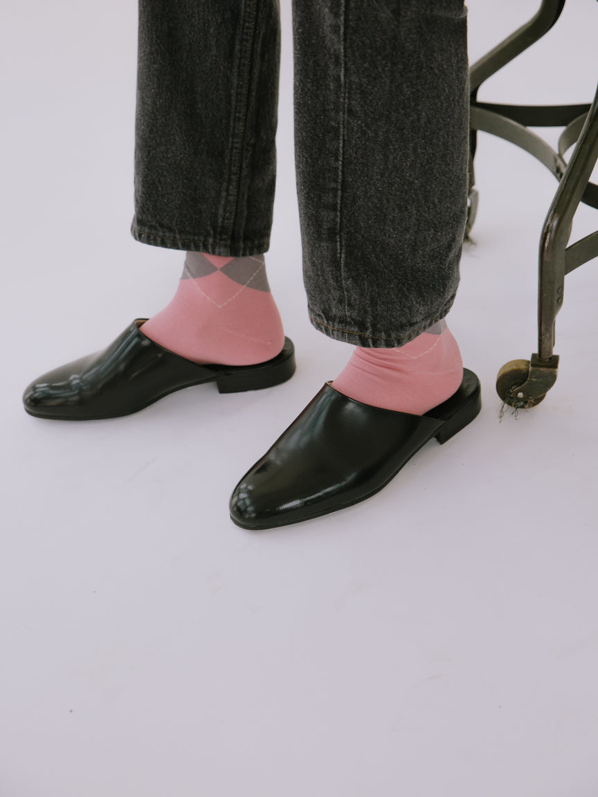 Argyle Socks / Pink
