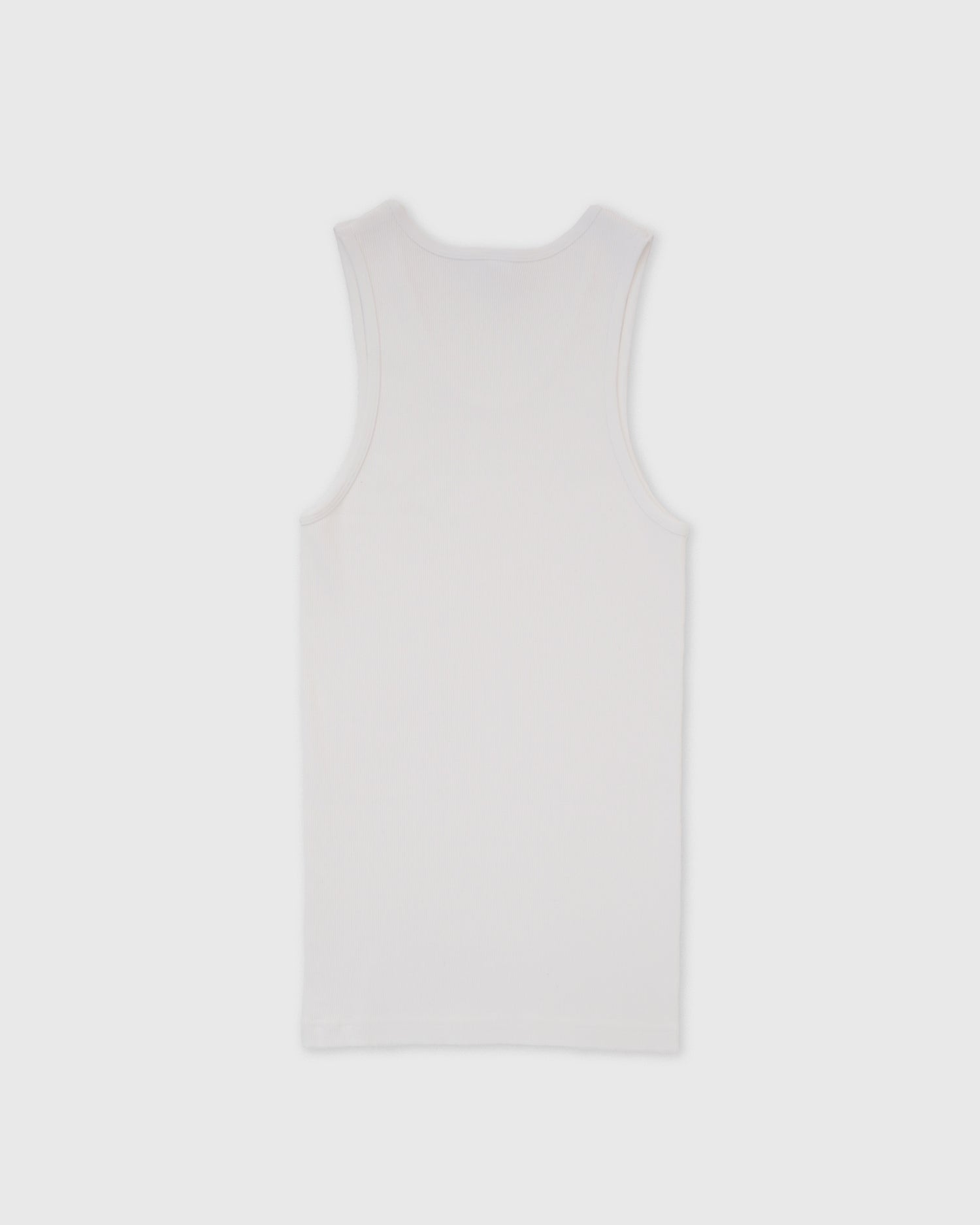 Rib Tank Top / White