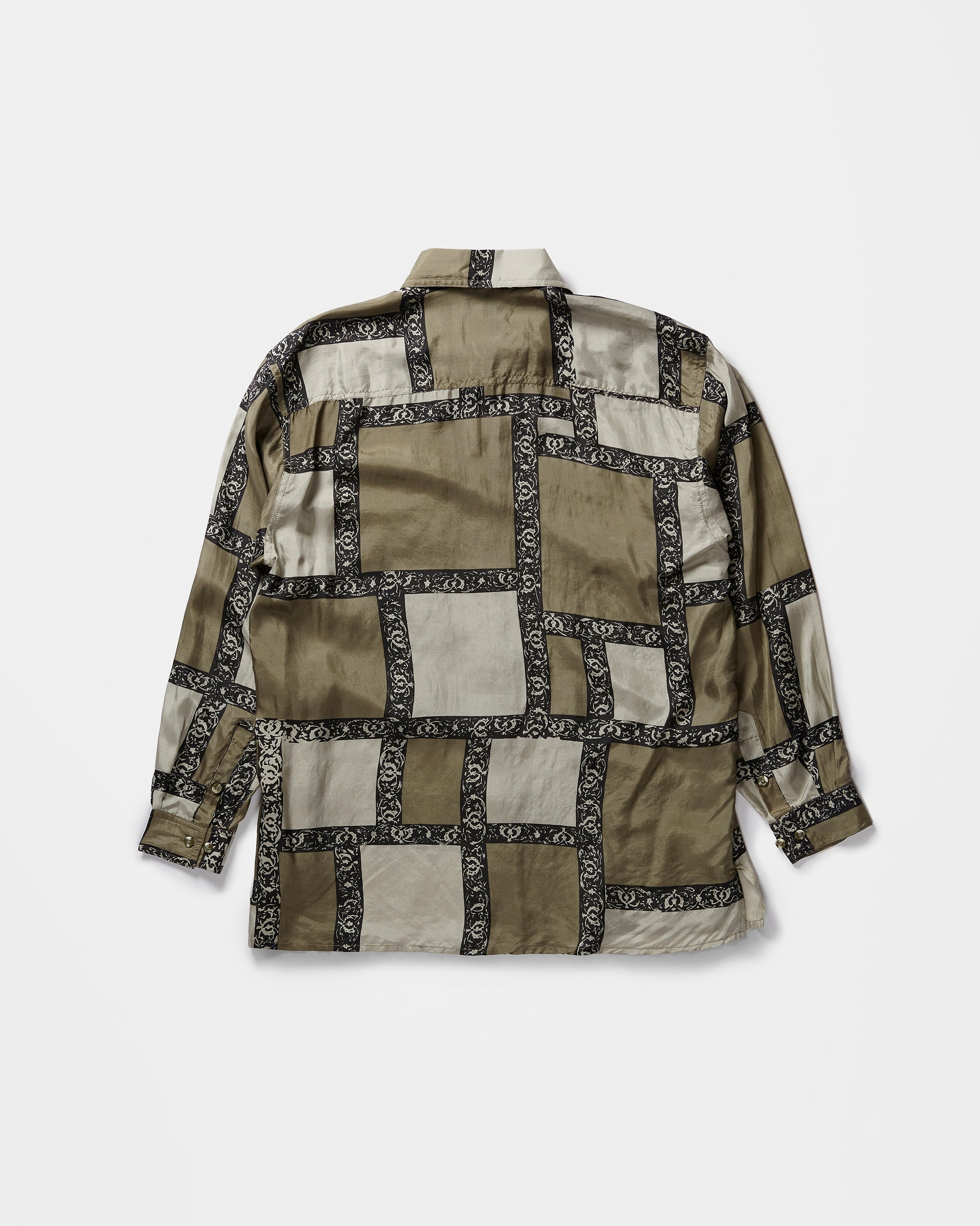 Silk Shirts Long Sleeve Patterned / K