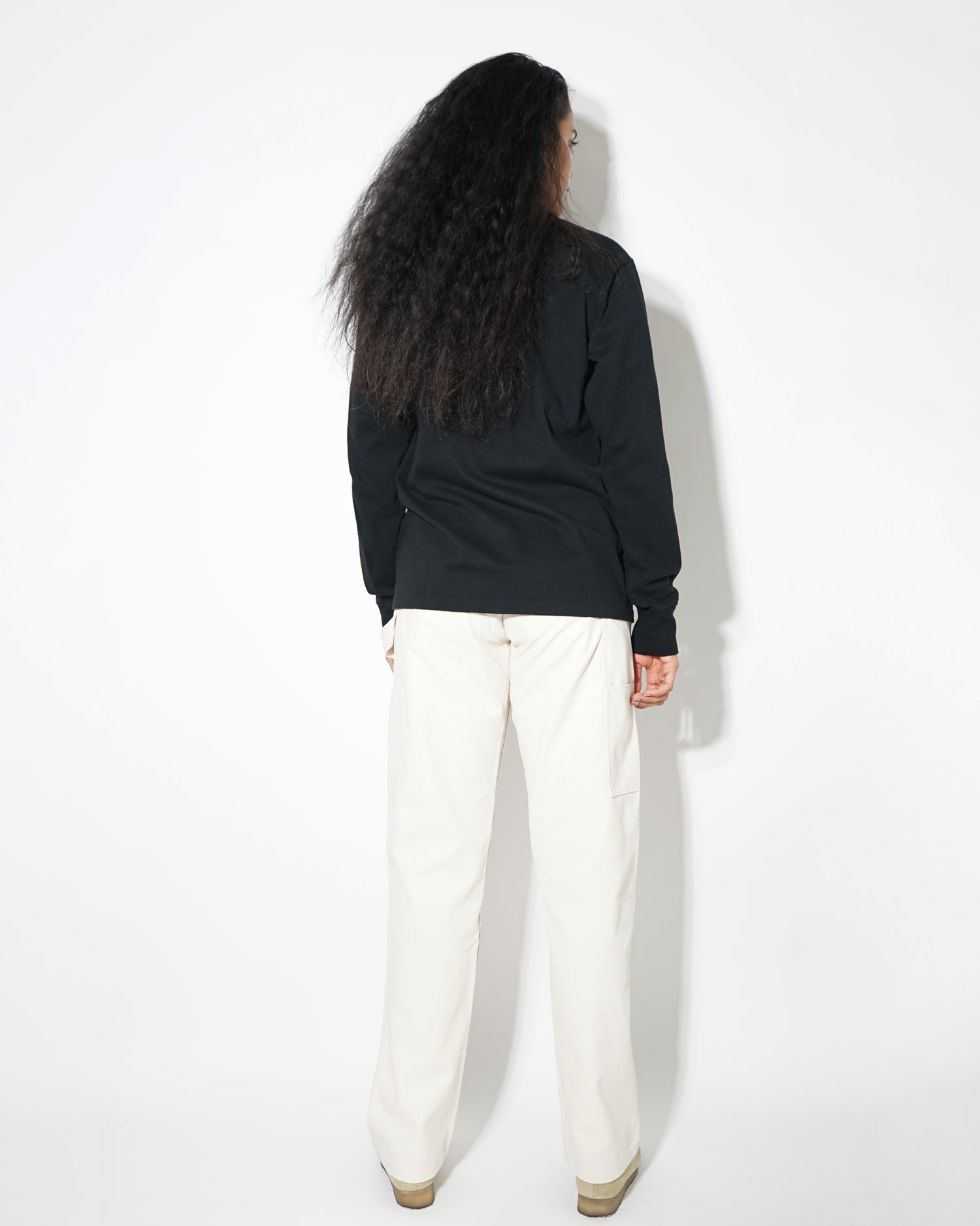 FGS Originals - Heavy-weight Pocket Long Sleeve T-shirt / Black