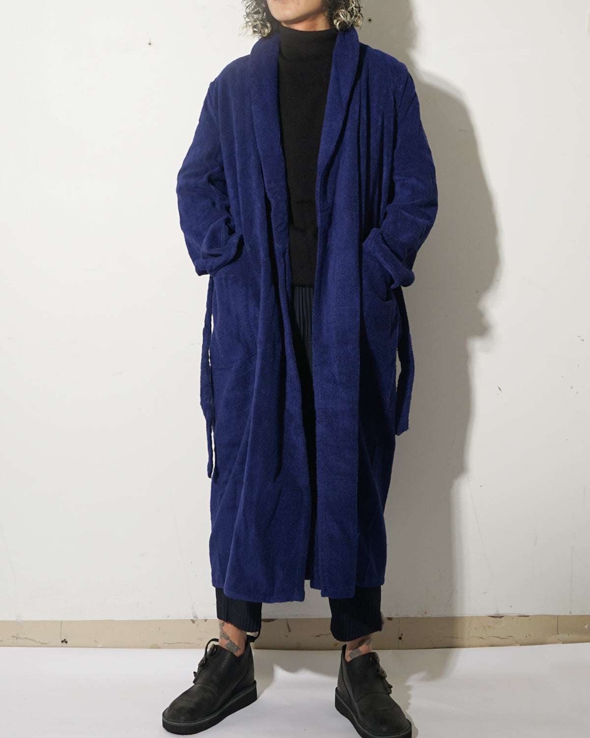 Blue Shawl Coat
