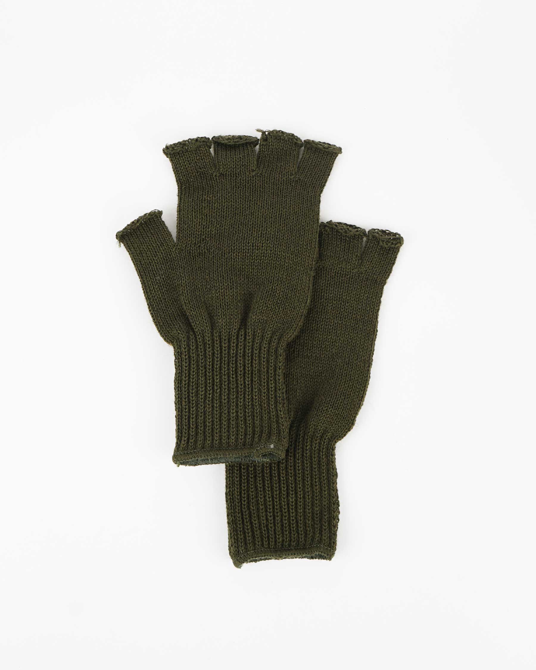 Wool Finger Less Gloves