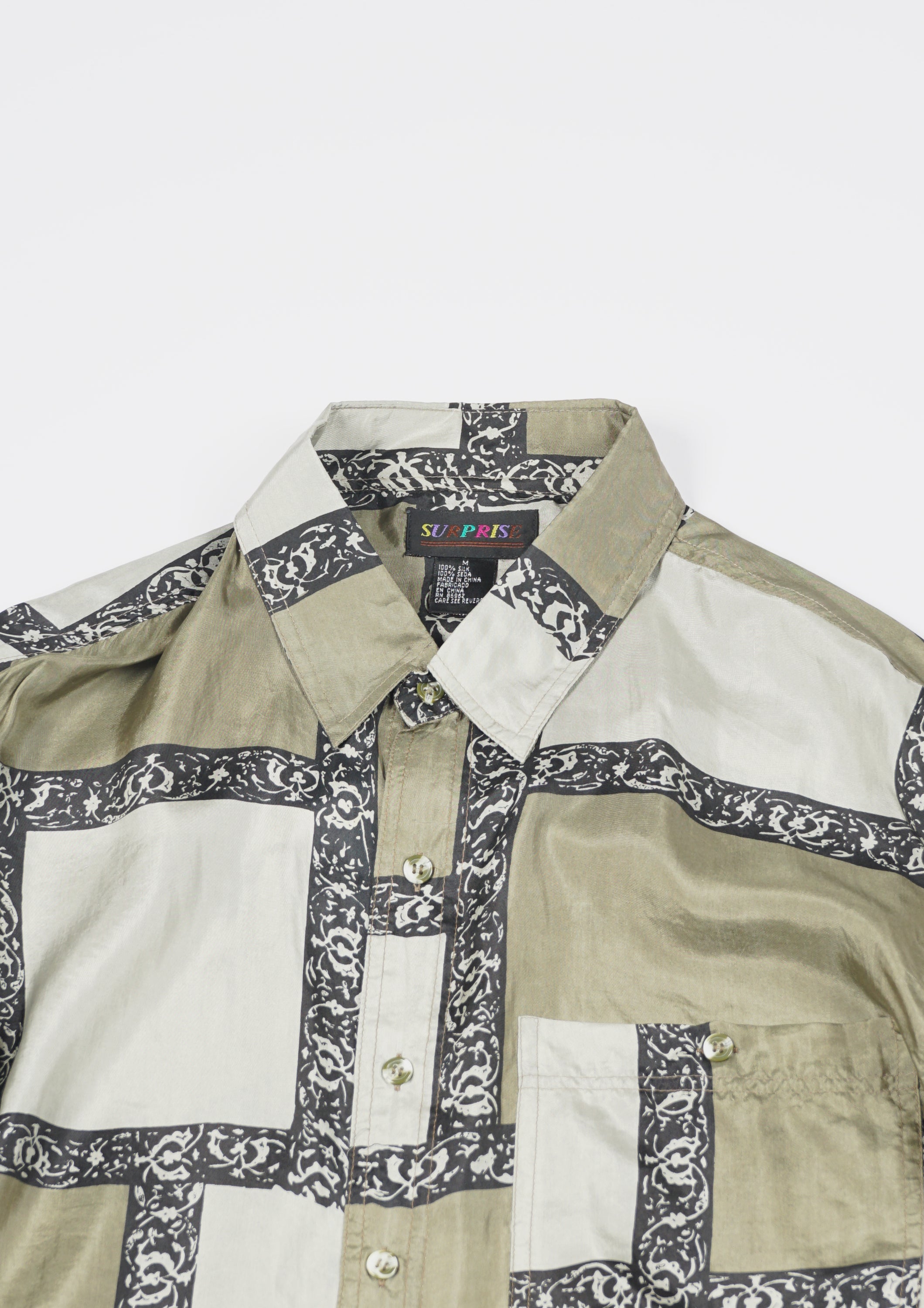 Silk Shirts Long Sleeve Patterned / K