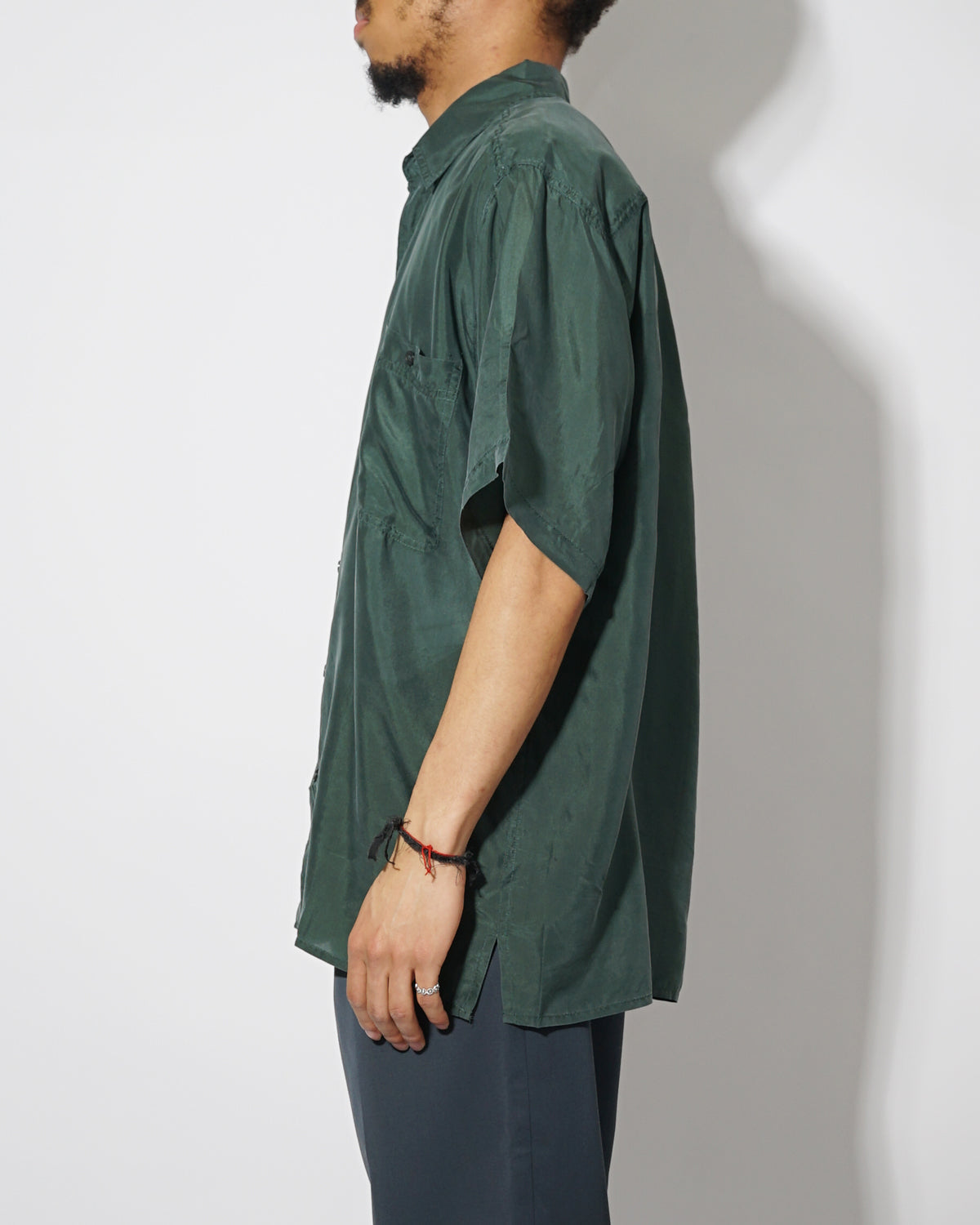 Silk Shirts Short Sleeve Vivid